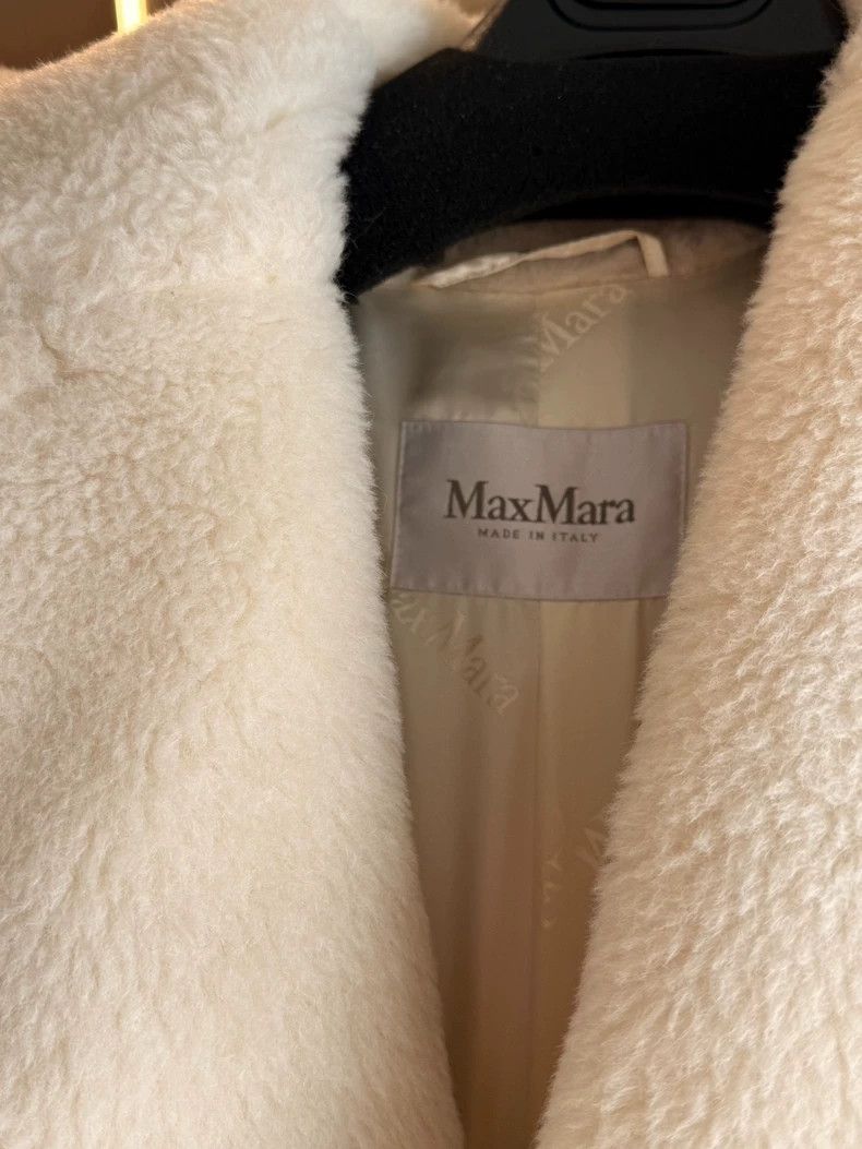 Max Mara Max Mara White teddy bear Size S / US 4 / IT 40 - 5 Thumbnail