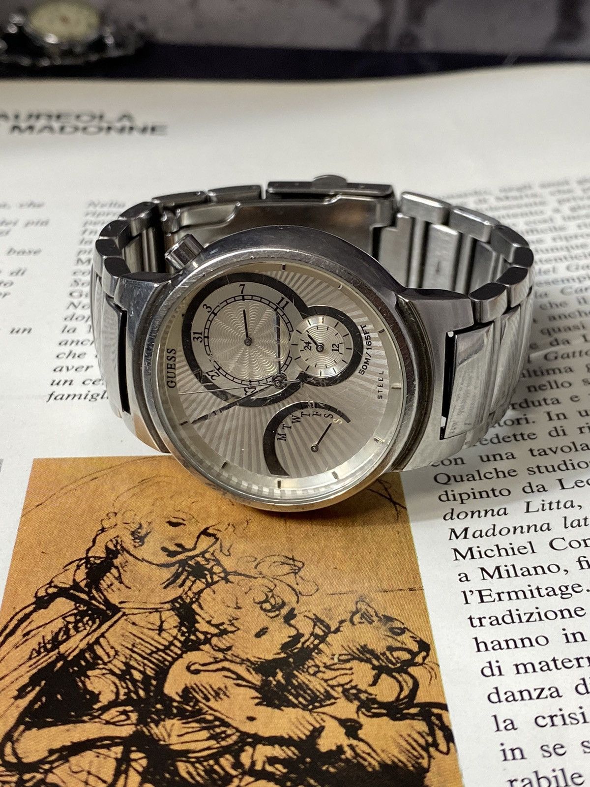 Guess Guess Steel Watch: Stylish Multi-Function Timepiece Size ONE SIZE - 6 Thumbnail