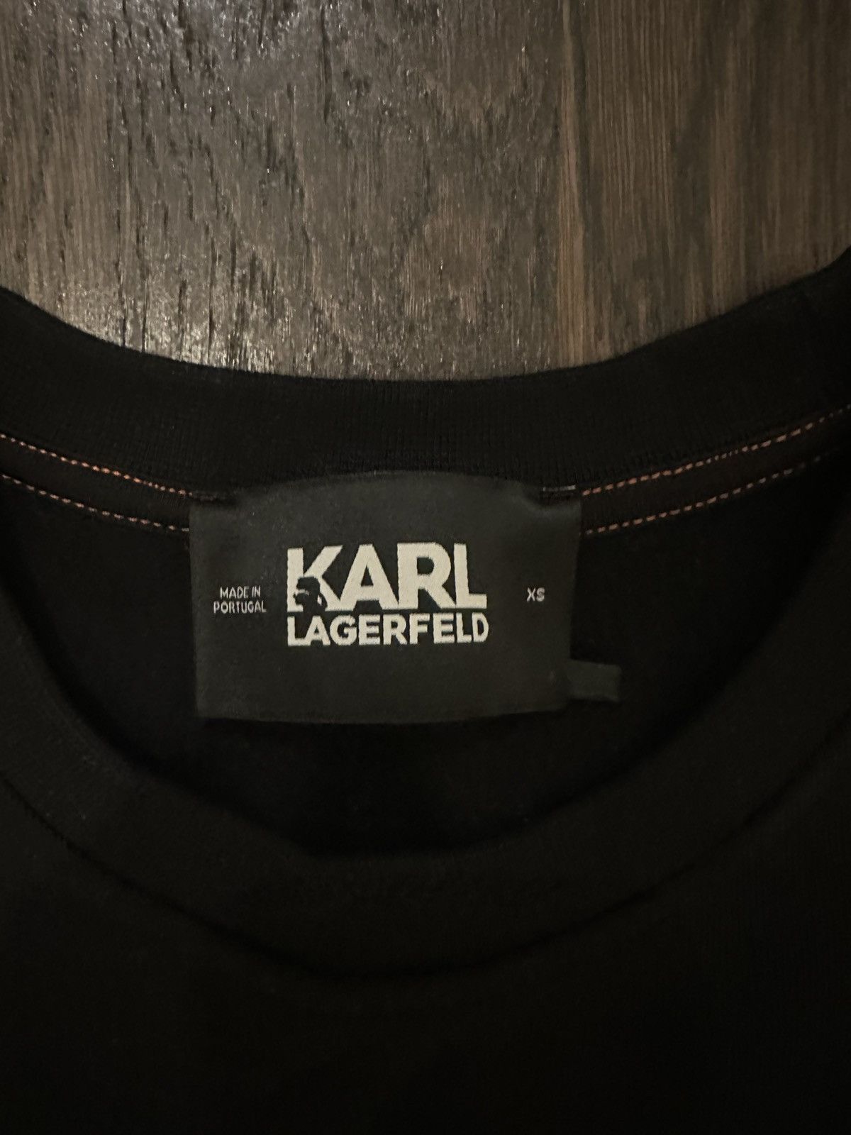 Karl Lagerfeld 🖤 Karl Lagerfeld Graphic Sweatshirt — Black Size XS / US 0-2 / IT 36-38 - 3 Thumbnail