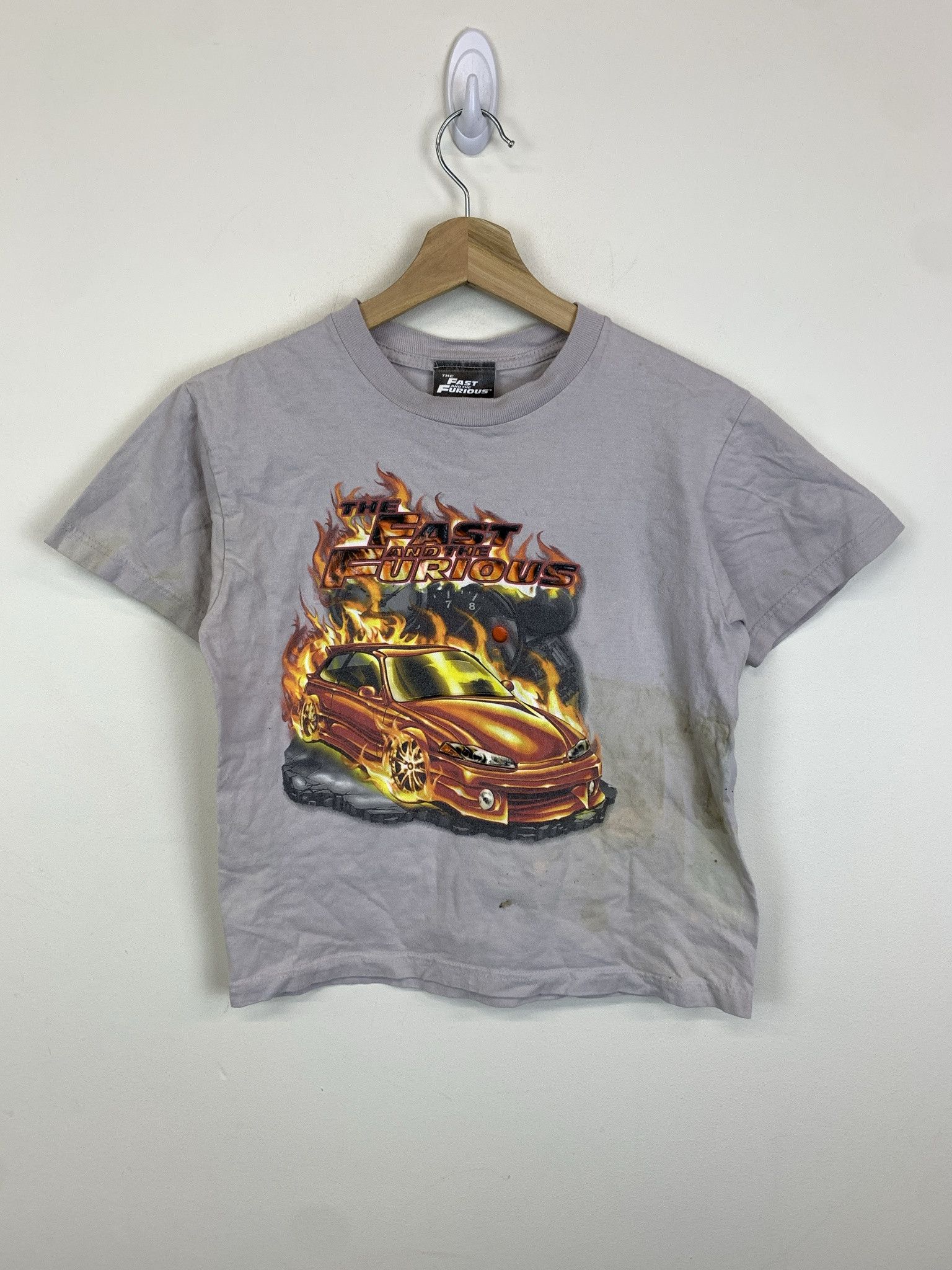 Vintage Vintage Fast and Fuirous 2001 Flaming GTR Skyline Baby Tee Size S Size US S / EU 44-46 / 1 - 1 Thumbnail