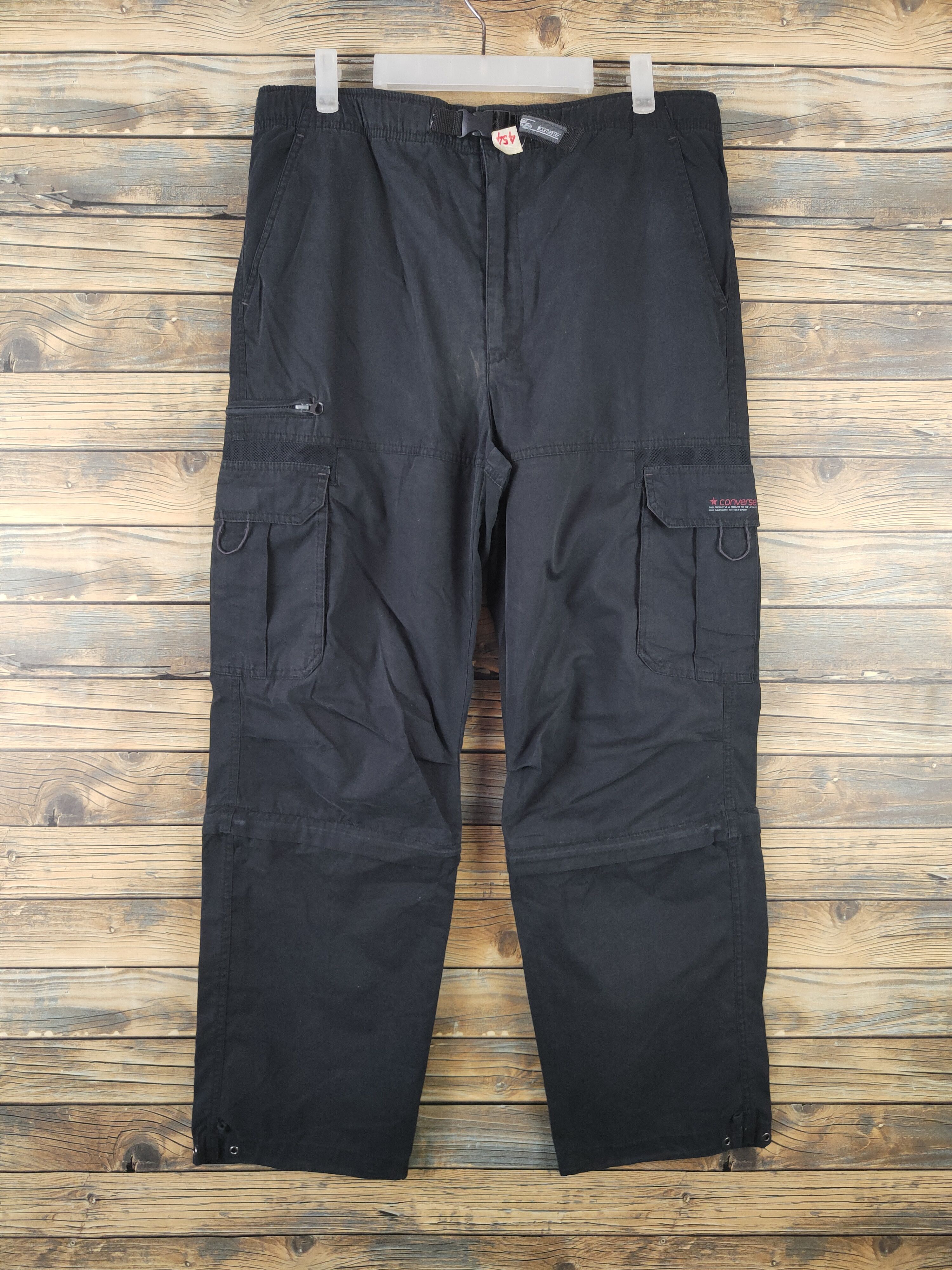 Converse DL Converse Black Multipocket Tactical Cargo Pants #454 Size US 31 - 1 Thumbnail