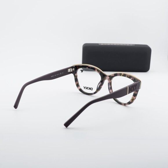 DKNY DKNY DK5064 265 Eyeglasses - Havana/Brown 54mm Cat Eye Frame Size ONE SIZE - 12 Thumbnail