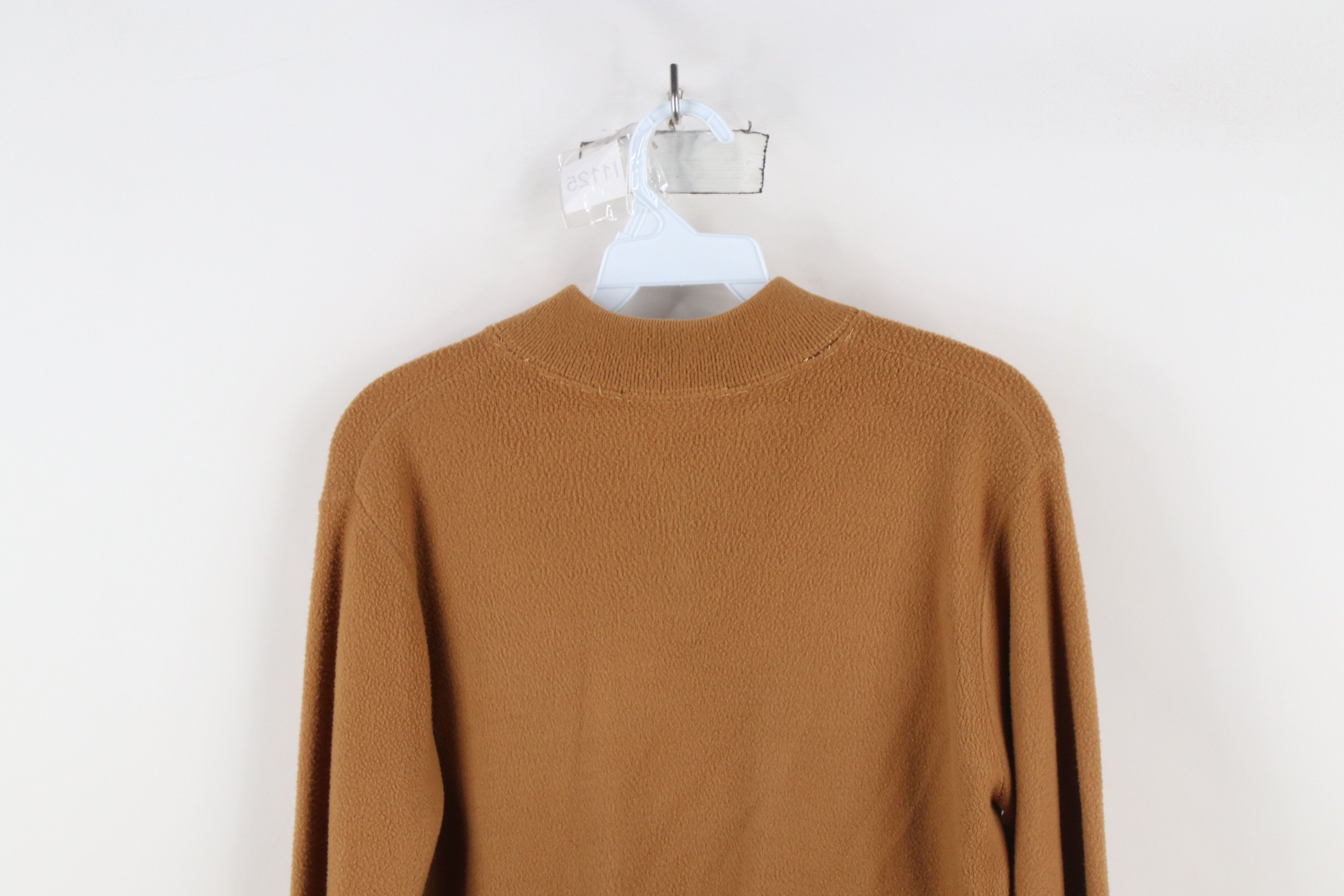 Vintage Vintage 70s Streetwear Blank Velour Fleece Sweater Brown Size S / US 4 / IT 40 - 12 Thumbnail