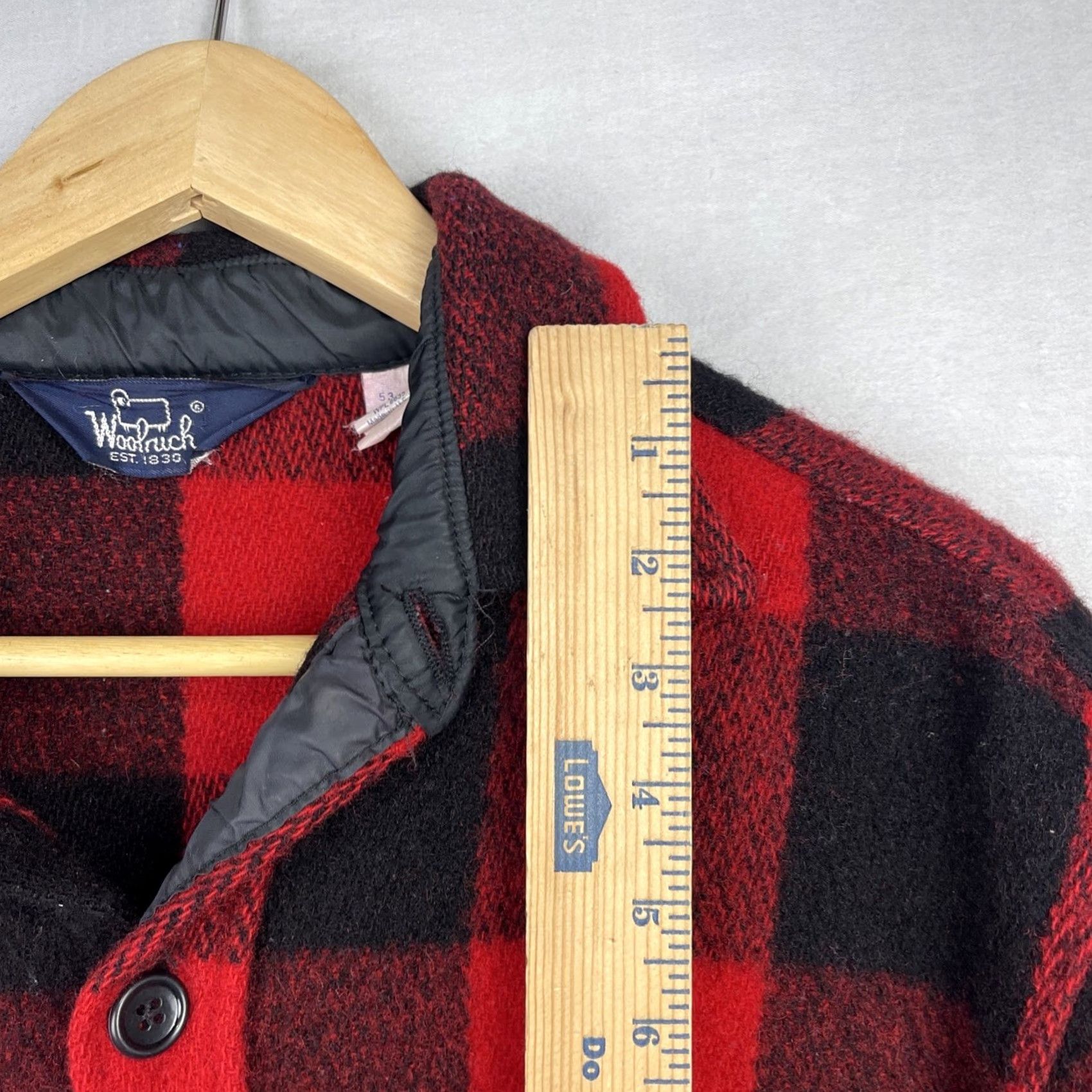 Vintage VINTAGE Woolrich Jacket Mens XL Mackinaw Hunting Red Black Buffalo Plaid Wool 53 Size US XL / EU 56 / 4 - 7 Thumbnail