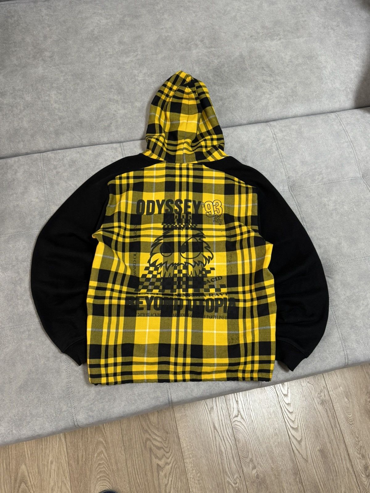 MCQ Rare Alexander McQueen McQ Odyssey 93 Asymmetric Hoodie S Size US S / EU 44-46 / 1 - 2 Thumbnail