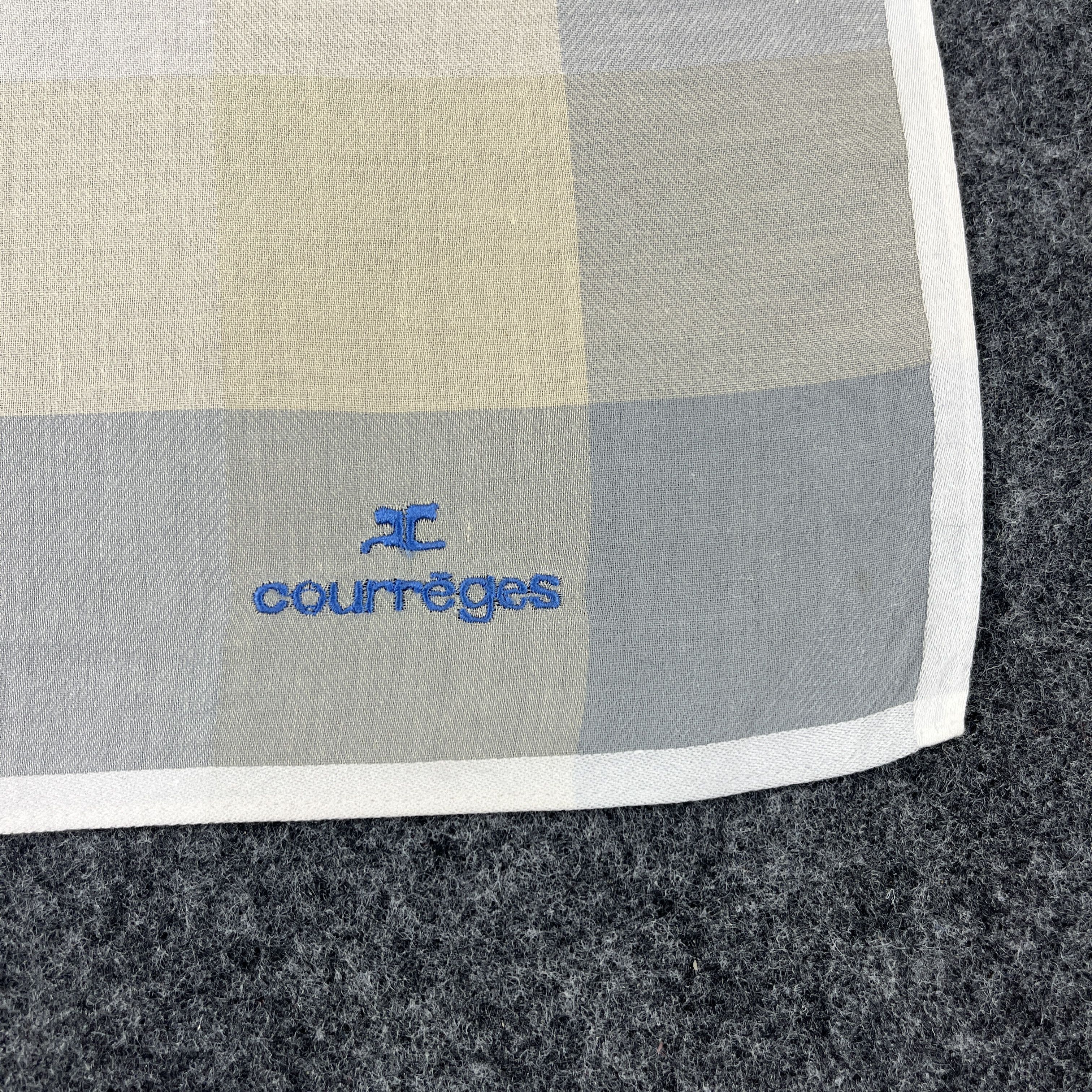 Courreges × Vintage Courreges Handkerchief / Bandana / Neckerchief B129 Size ONE SIZE - 3 Thumbnail