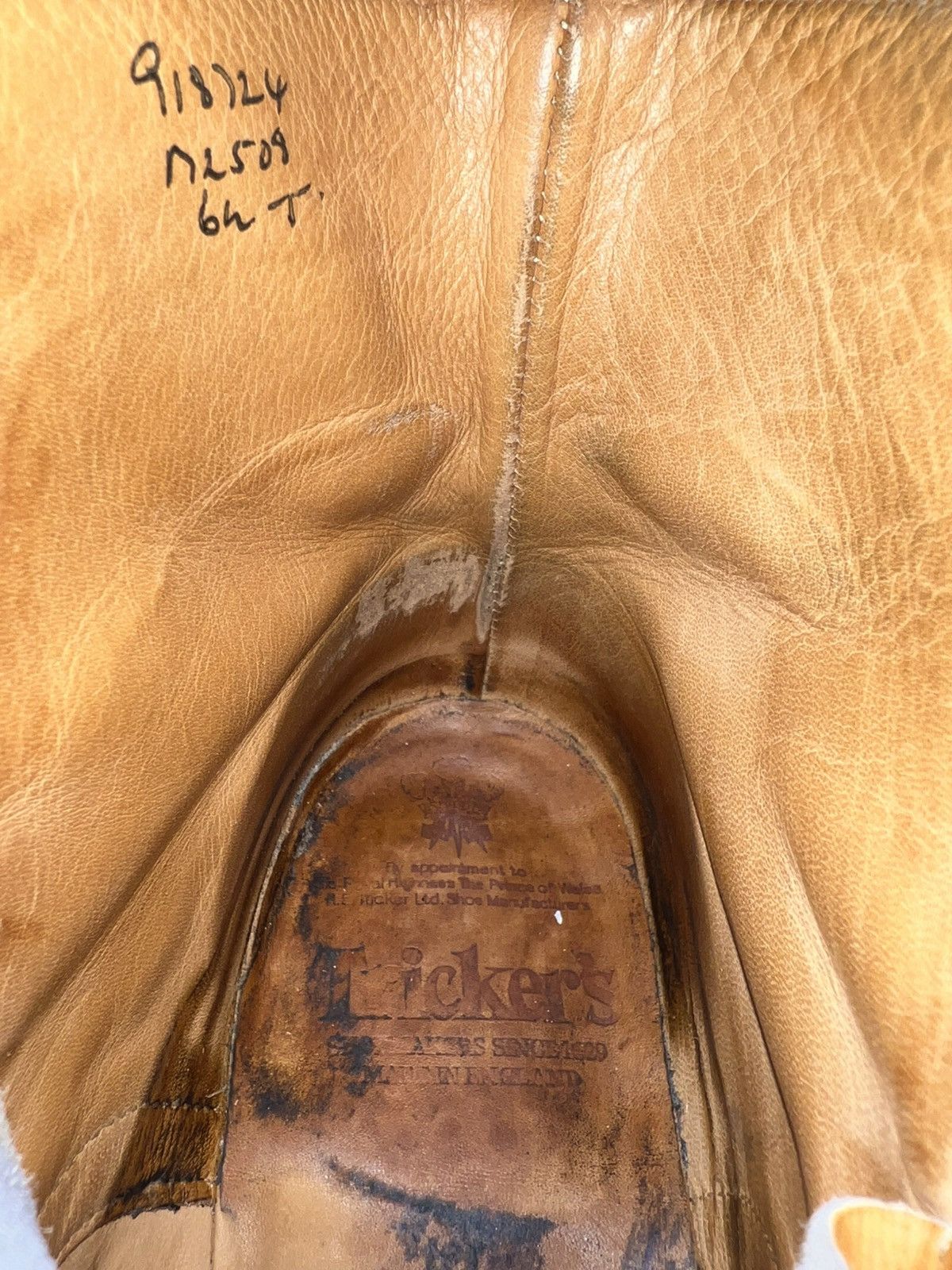Tricker's VTG Trickers England Men's leather Boots Size US 7.5 / EU 40-41 - 15 Thumbnail