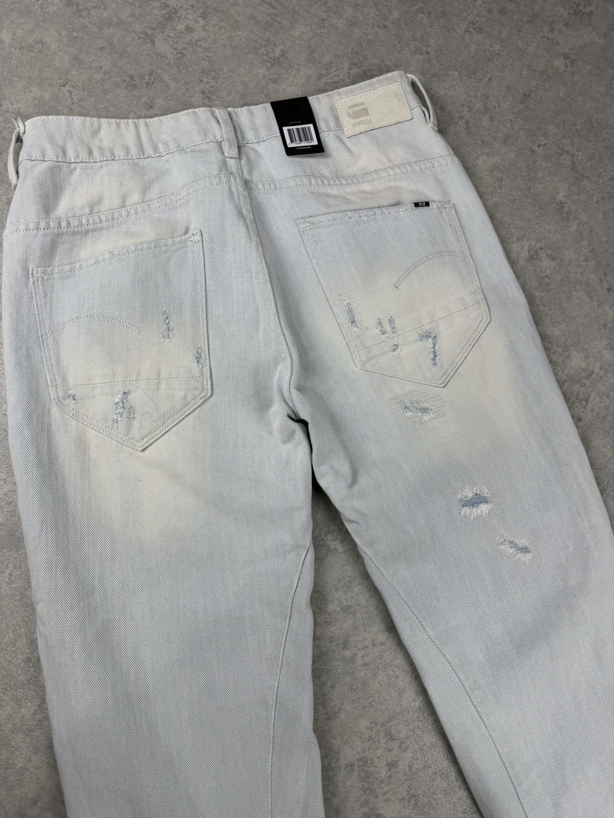 G-Star G-Star Raw Arc 3D Mid Boyfriend 7/8 Jeans Light Aged 25x32 Size 25" / US 0 / IT 36 - 10 Thumbnail