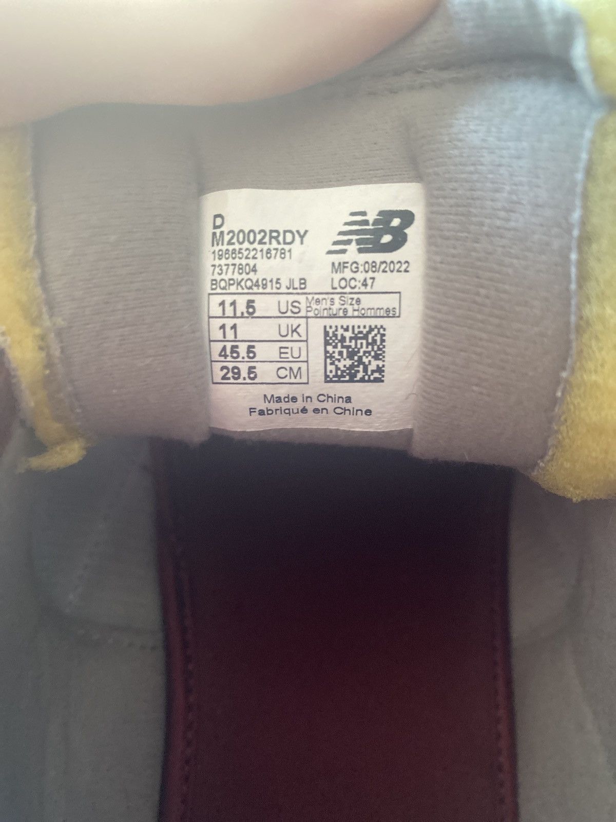New Balance NEW BALANCE 2002R Size US 11.5 / EU 44-45 - 10 Thumbnail