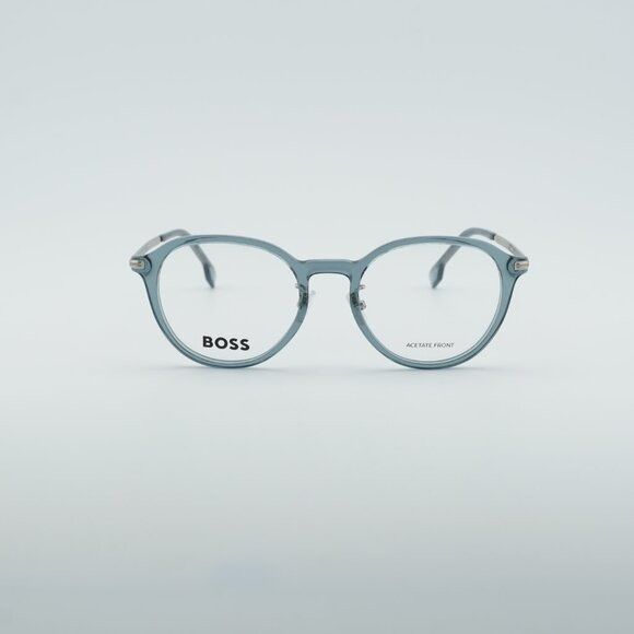 Hugo Boss Hugo Boss BOSS 1615/F 0B88 00 Eyeglasses Blue/Silver 52mm Size ONE SIZE - 3 Thumbnail