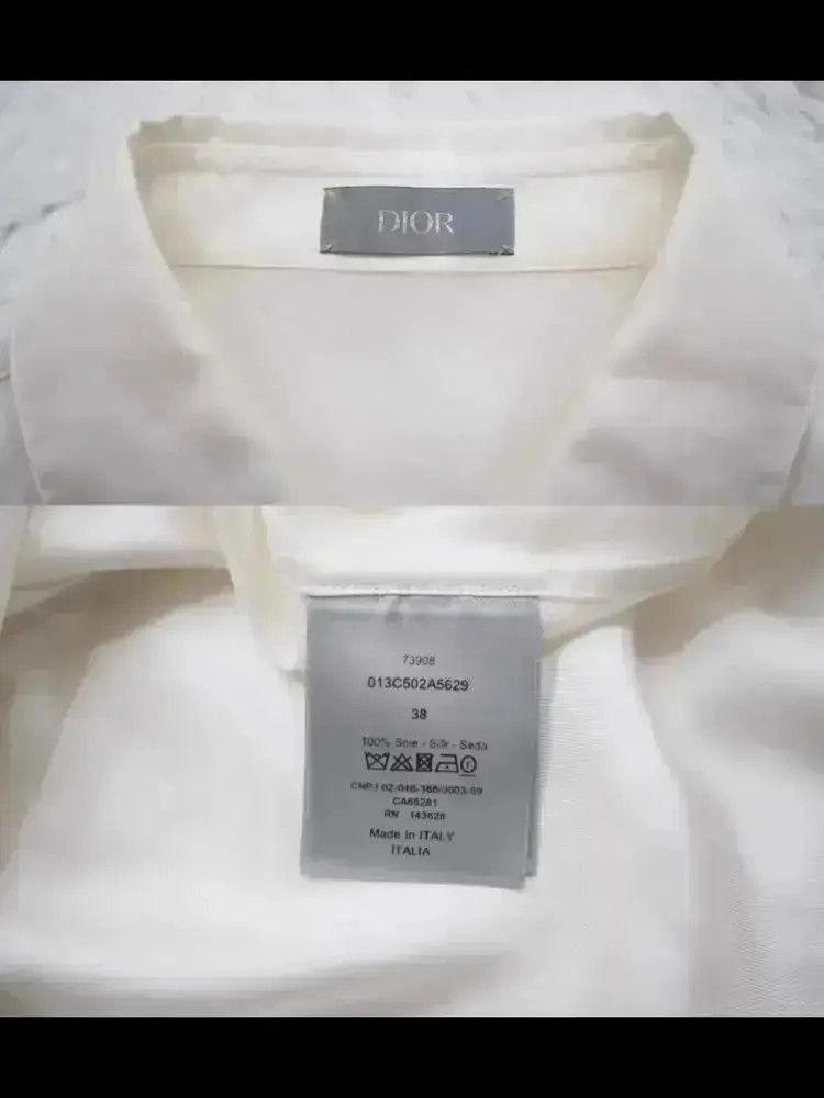 Dior Sz 38 Dior x Jack Kerouac Silk Shirt-2507 Size US S / EU 44-46 / 1 - 4 Thumbnail