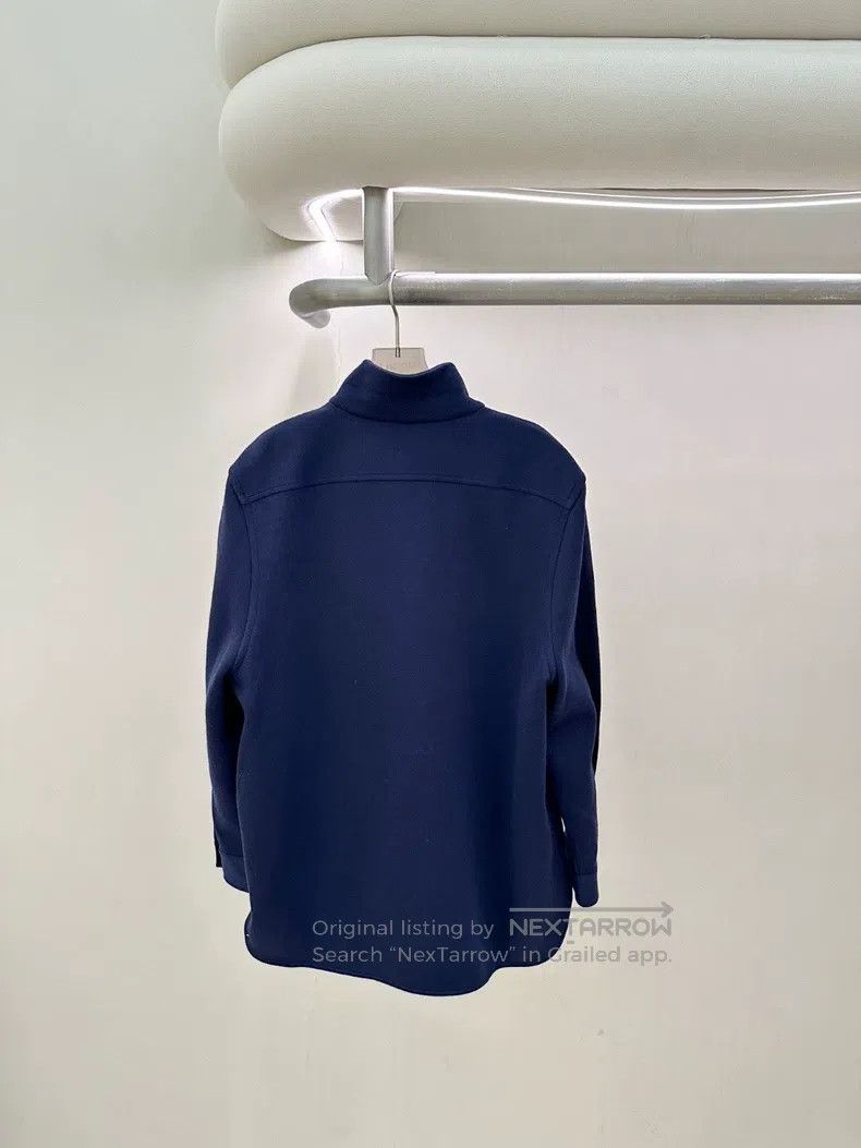 Saint Laurent Paris Saint Laurent Paris Navy Blue Gold Thread Shirt Size XS / US 0-2 / IT 36-38 - 3 Thumbnail