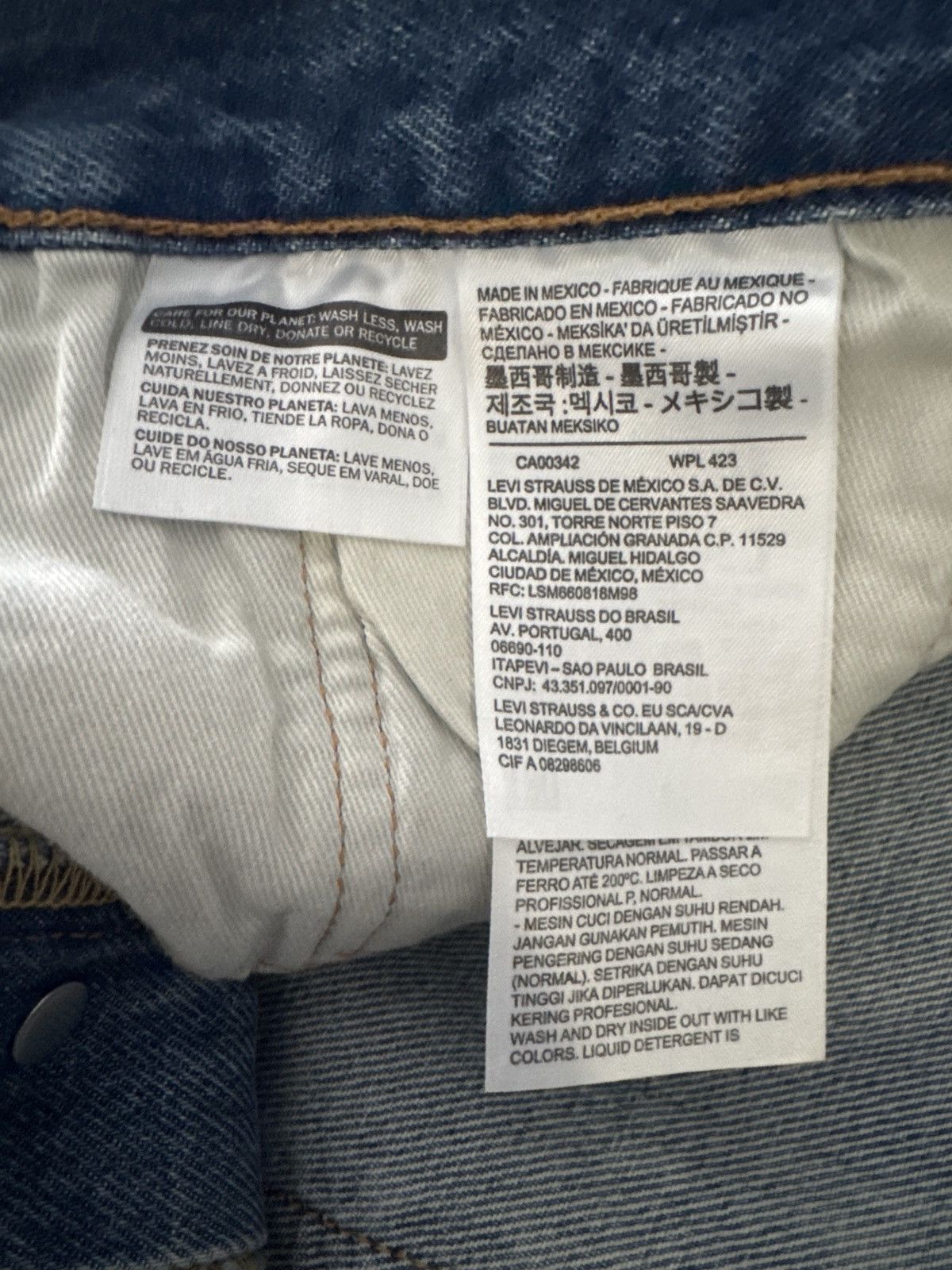 (B).Stroy × DENIM TEARS Denim Tears (b)story Denim Size US 32 / EU 48 - 7 Thumbnail