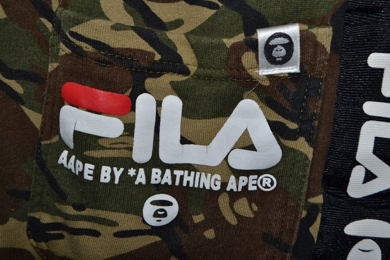 Aape × Fila Rare fila x aape by bathing ape Pants Sweatpants Camo Size US 30 / EU 46 - 7 Thumbnail