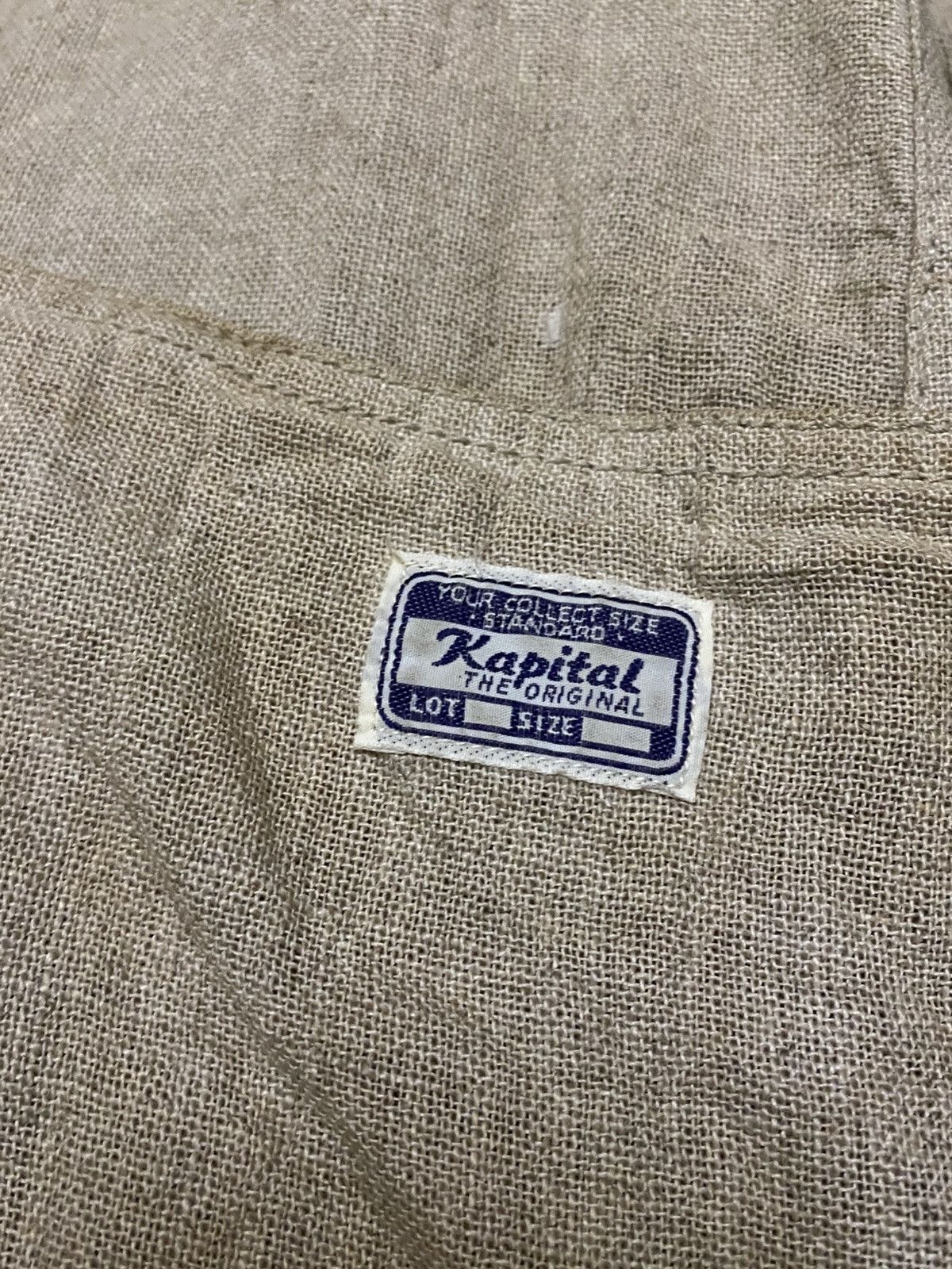 Kapital KAPITAL LIFE LEATHER LINING LINEN JACKET Size US S / EU 44-46 / 1 - 5 Thumbnail