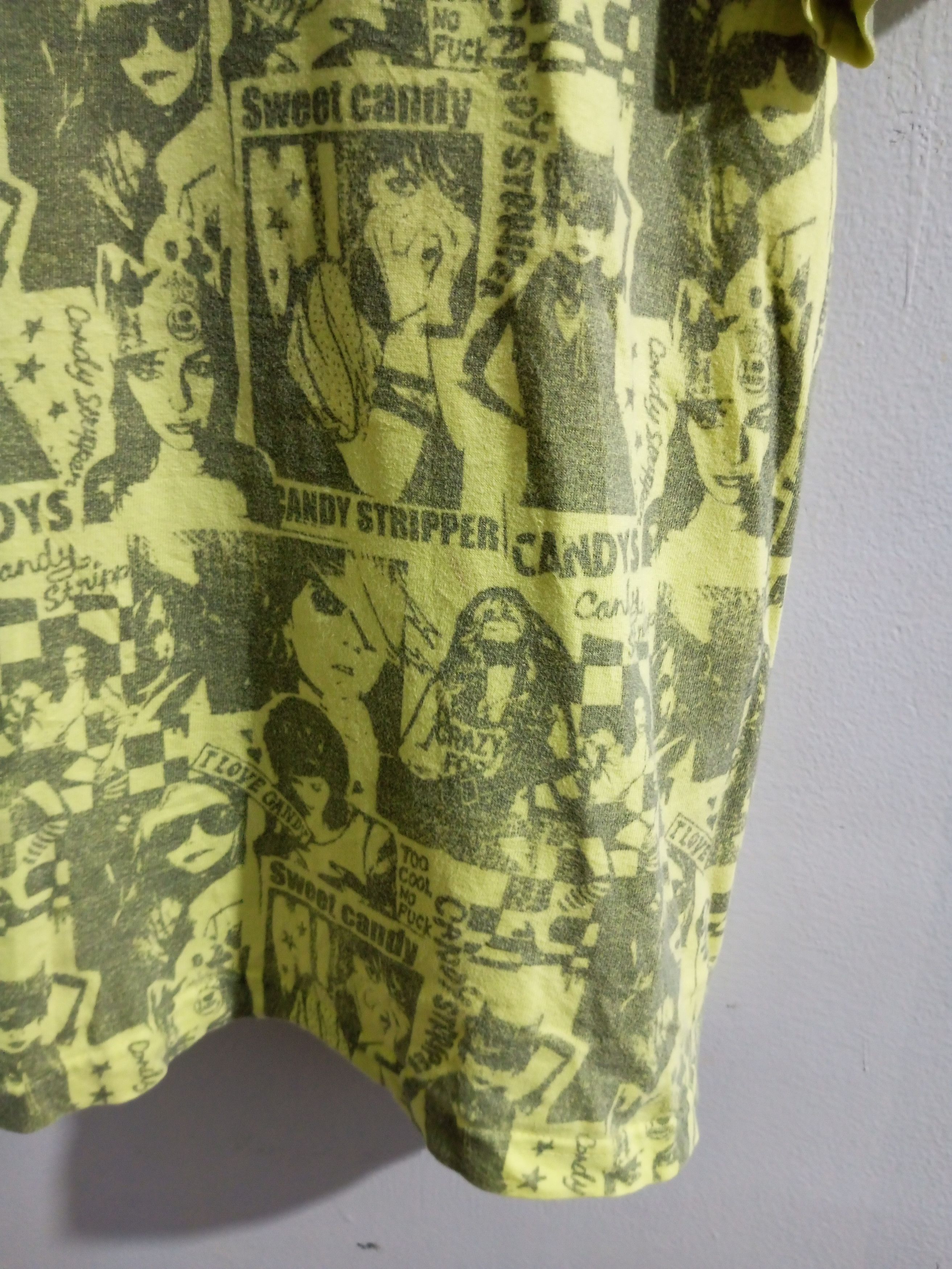 Hysteric Glamour Vintage Candy stripper full print tee Size US M / EU 48-50 / 2 - 8 Thumbnail