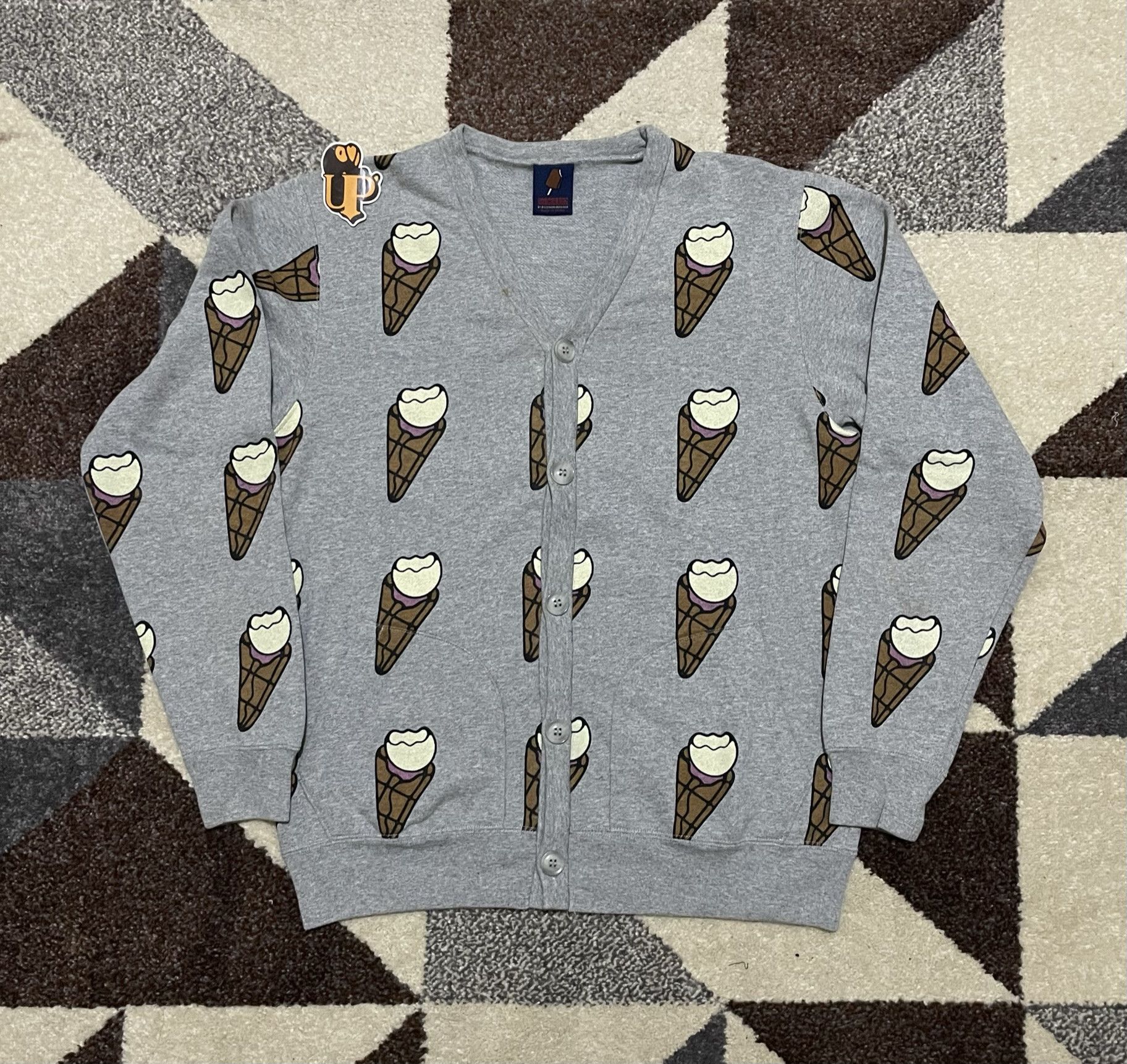 Billionaire Boys Club Season 12 (A/W 2011) BBC/Ice Cream Full Logo Cardigan Size US S / EU 44-46 / 1 - 1 Thumbnail