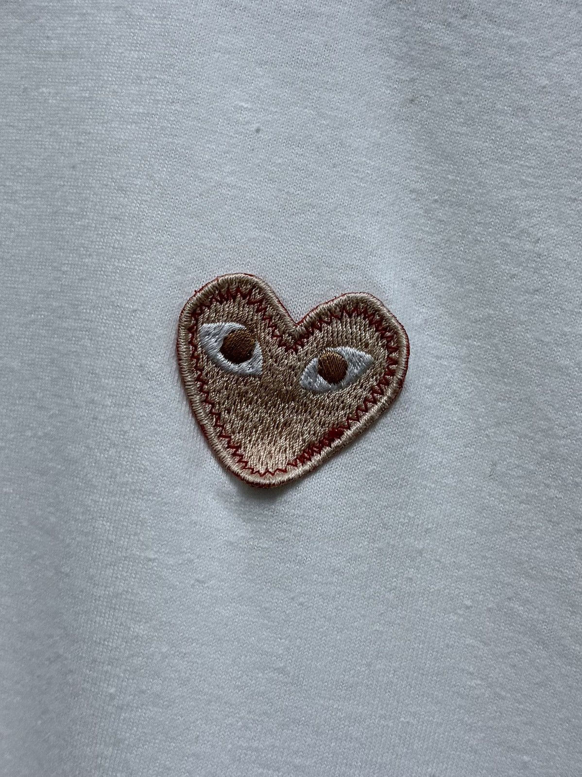 Comme des Garcons PLAY AD2024 Comme des Garcons PLAY Soft Red Heart Logo T-Shirt Size S / US 4 / IT 40 - 4 Thumbnail