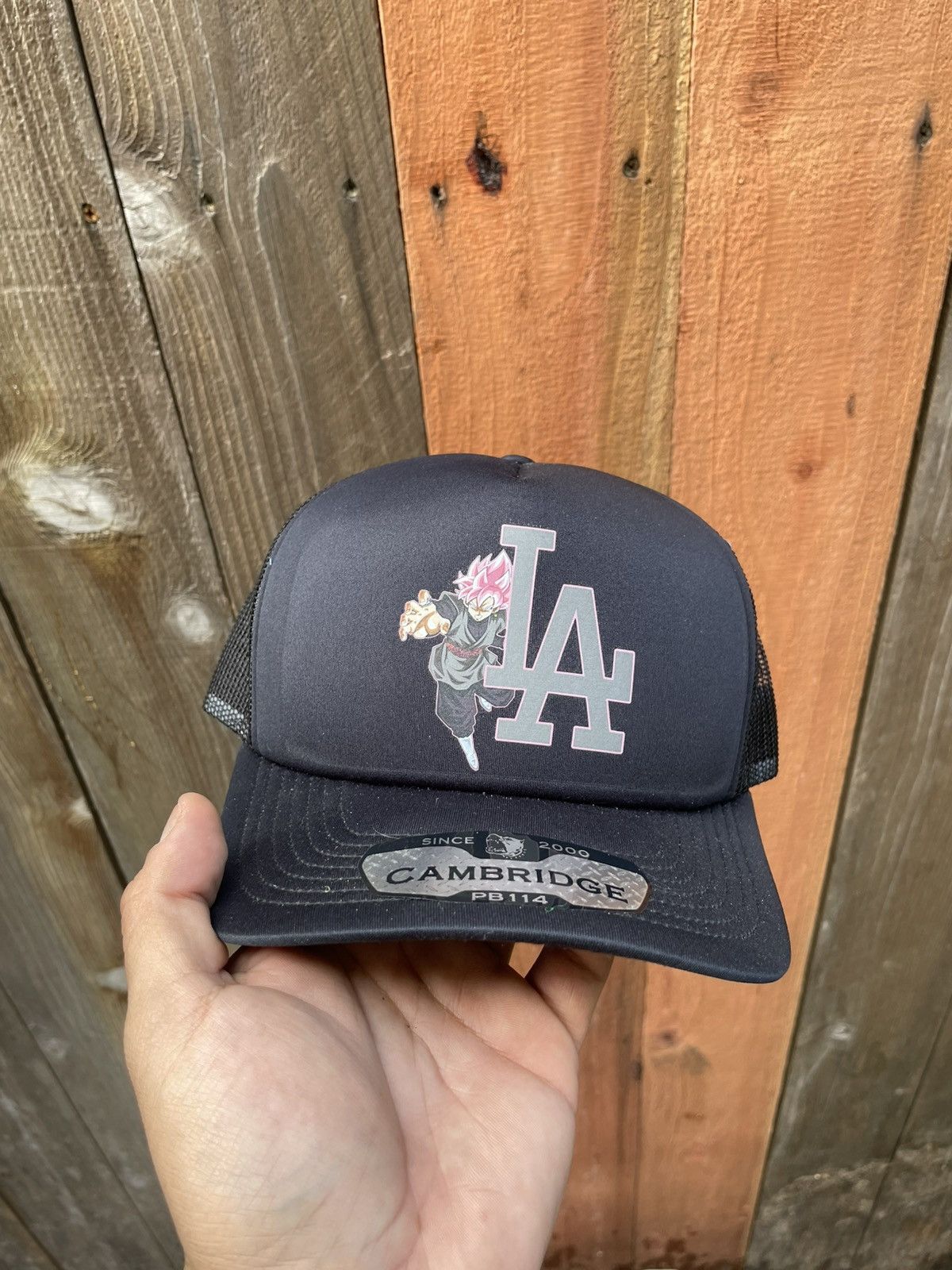 Other Goku black Los Angeles dodgers trucker SnapBack Size ONE SIZE - 1 Thumbnail