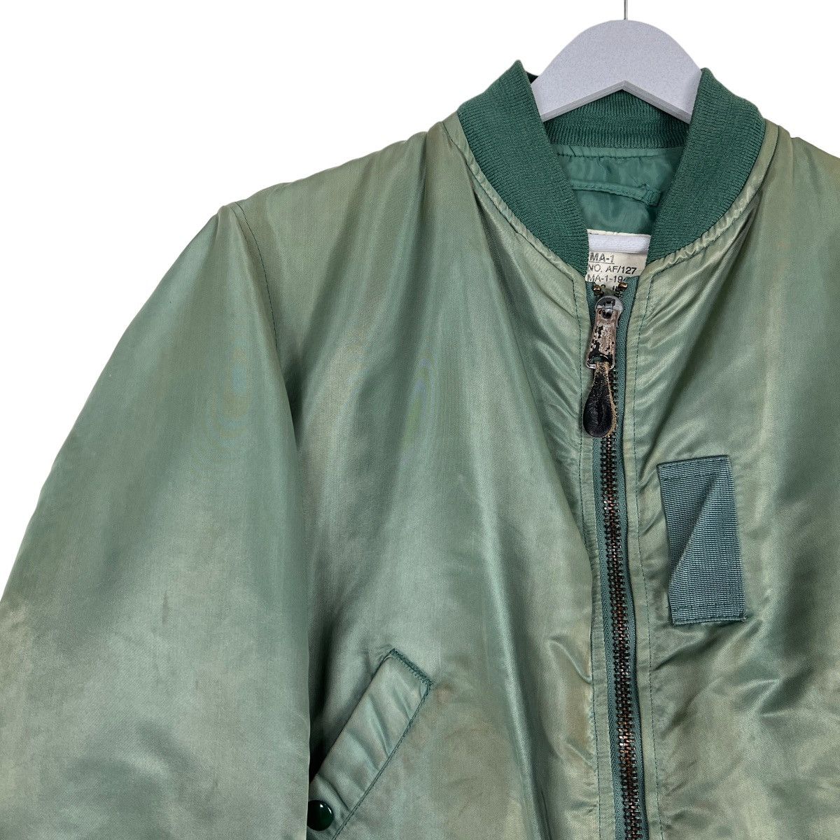 Schott 🔥 VINTAGE SCHOTT BROS MA-1 1949 REVERSIBLE BOMBER JACKET Size US S / EU 44-46 / 1 - 8 Thumbnail