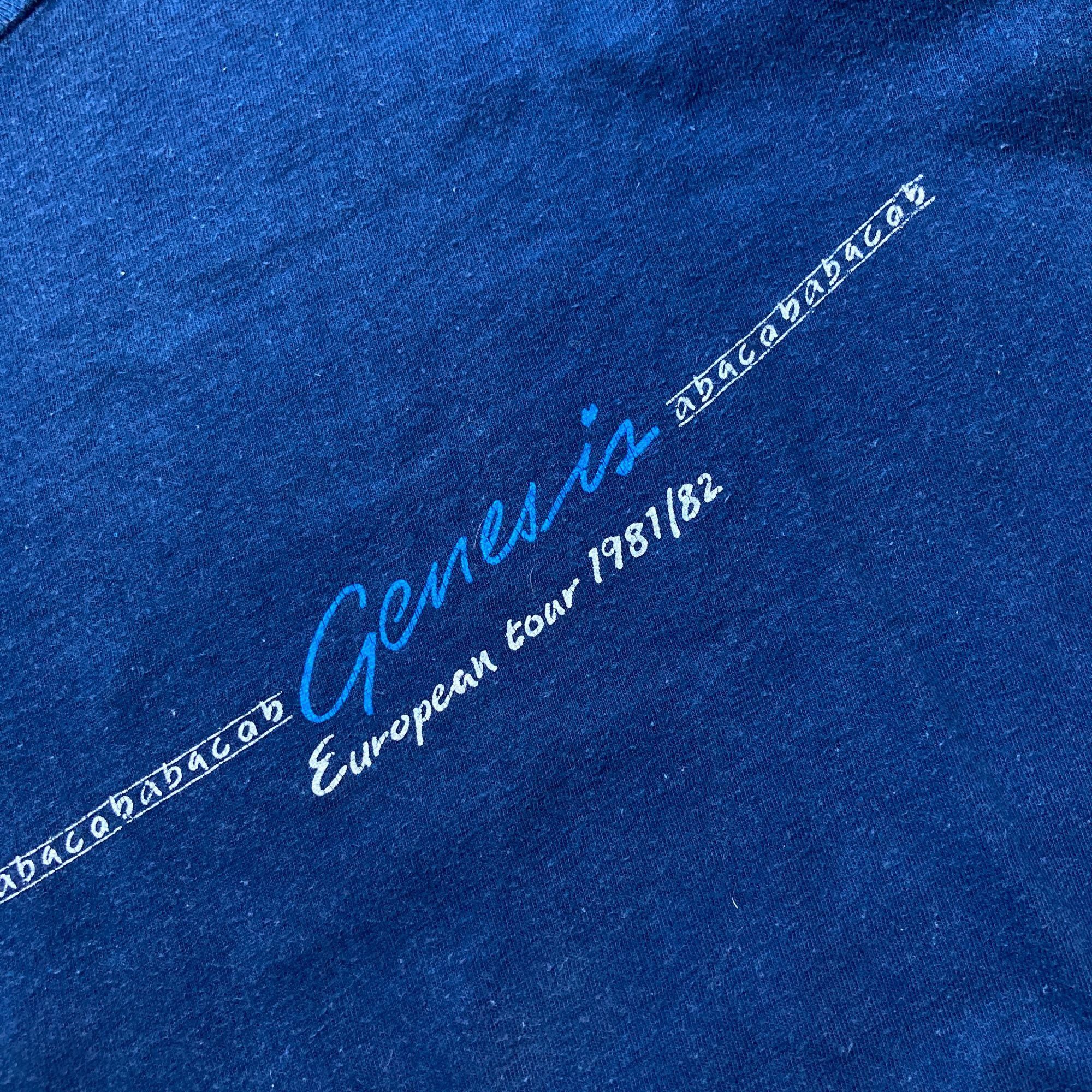 Other Genesis Abacab European Tour 1981/82 Vintage Blue Single Sti Size US S / EU 44-46 / 1 - 3 Thumbnail