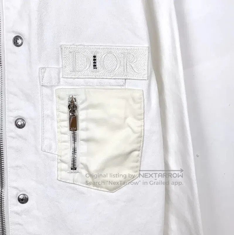 Dior Dior Men's White Cotton Jacket . Size US S / EU 44-46 / 1 - 4 Thumbnail