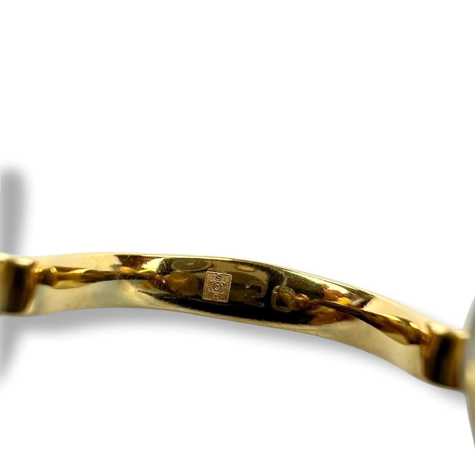 Cartier Cartier Gold Madison C Decor Rimless Sunglasses Size ONE SIZE - 7 Thumbnail