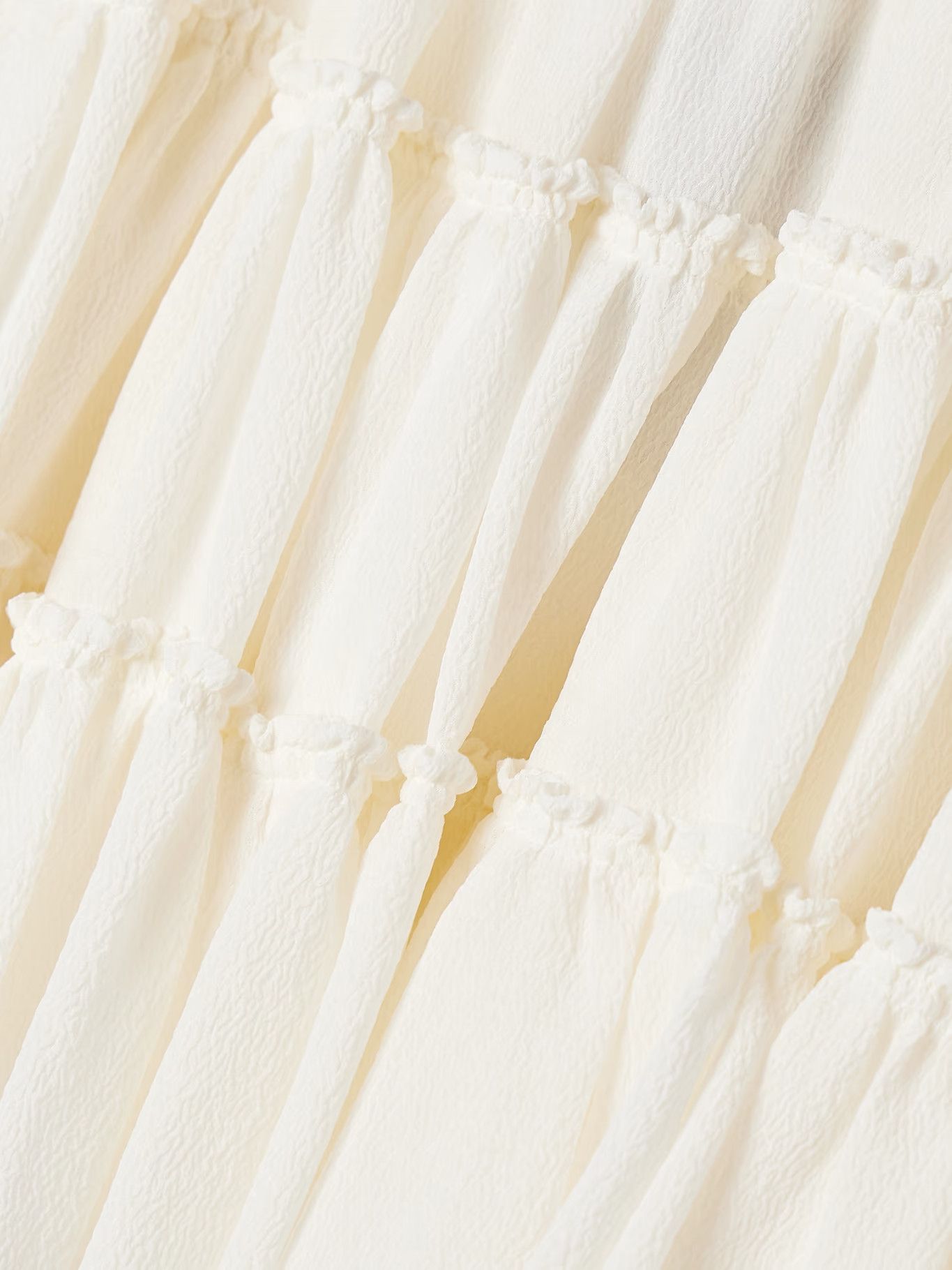 Loewe o1y1025 Mini Skirt in Off-White Size 30" / US 8 / IT 44 - 4 Thumbnail