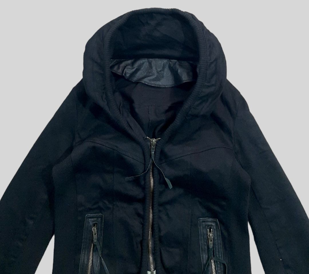 If Six Was Nine B.r.u.s.h leather mix bono jacket Size US S / EU 44-46 / 1 - 4 Thumbnail