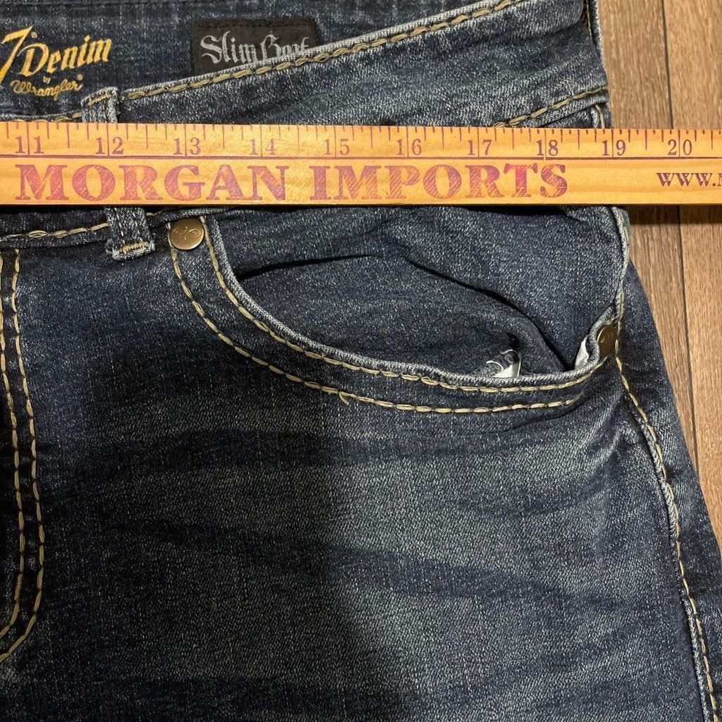 Wrangler Wrangler “Rock 4 denim” Slim Boot Denim jeans size 36x30 Size US 36 / EU 52 - 5 Thumbnail