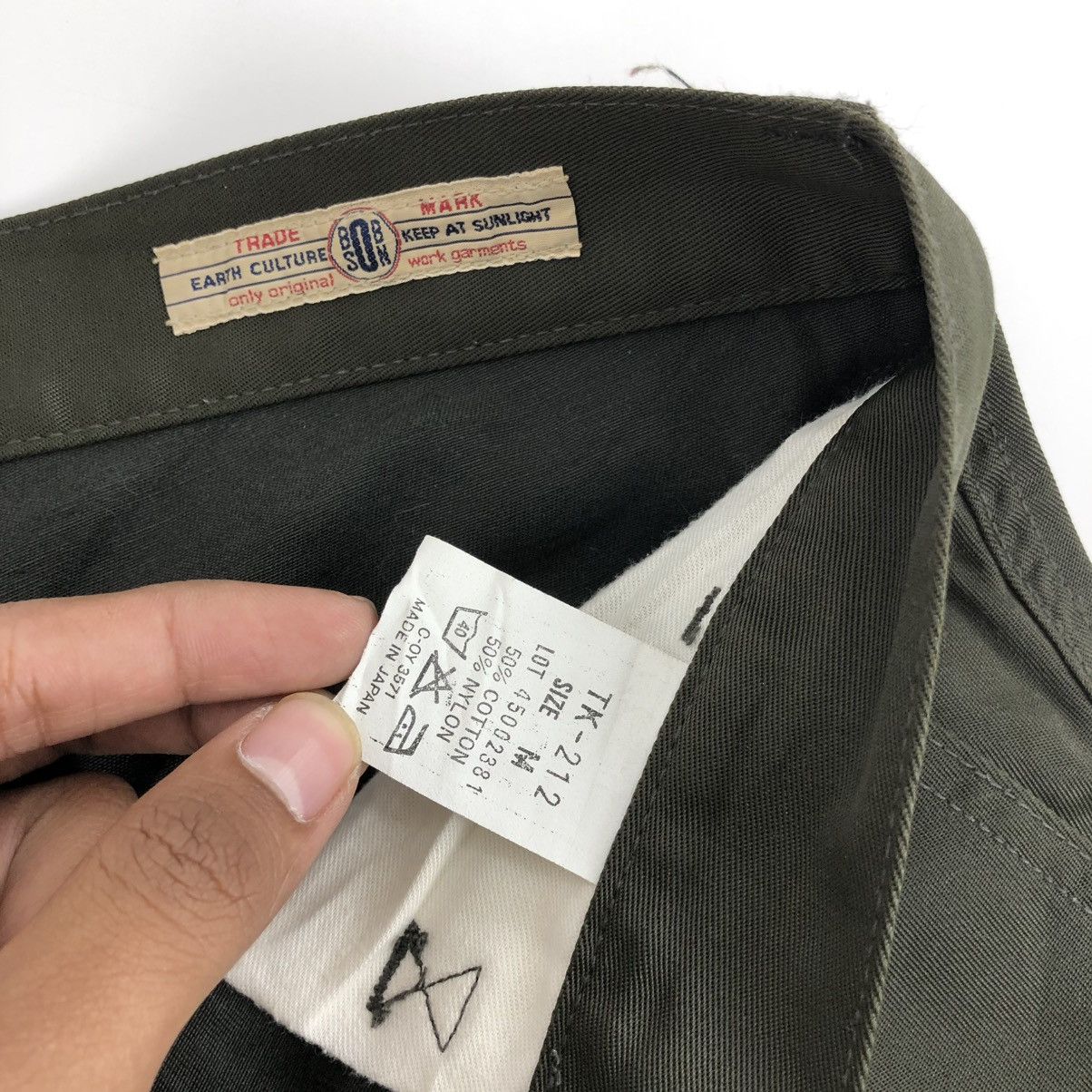 If Six Was Nine × Japanese Brand × Le Grande Bleu (L.G.B.) Vintage Bobson Big Pocket Bondage Cargo Olive Green Pants Size US 29 - 9 Thumbnail