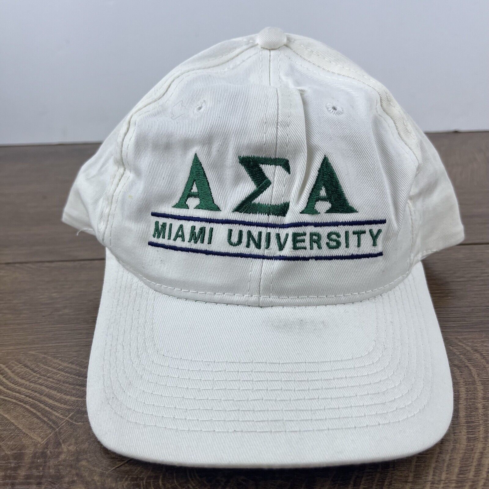 Other Miami University Hat AEA AZA Hat White Hat Adjustable White Size ONE SIZE - 4 Thumbnail