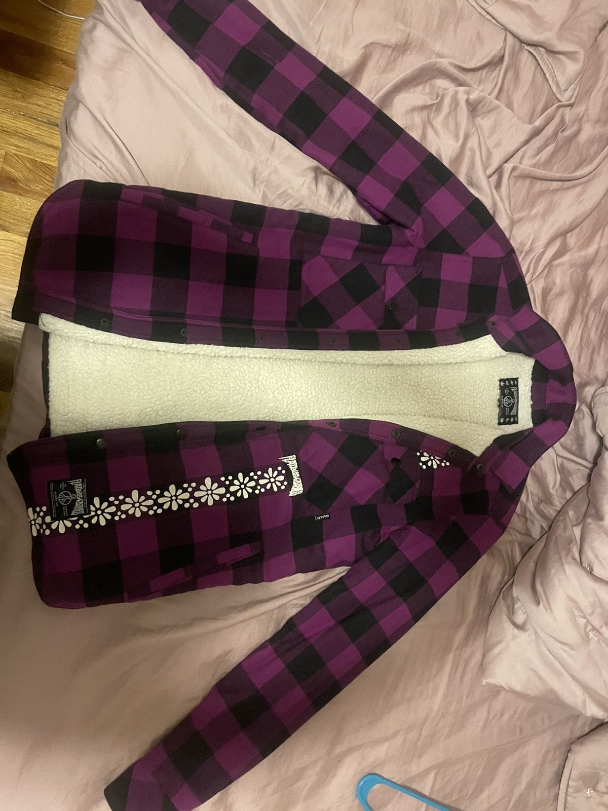 Flatbush Zombies Flatbush Zombies Purple Sherpa Flannel Size US S / EU 44-46 / 1 - 5 Thumbnail