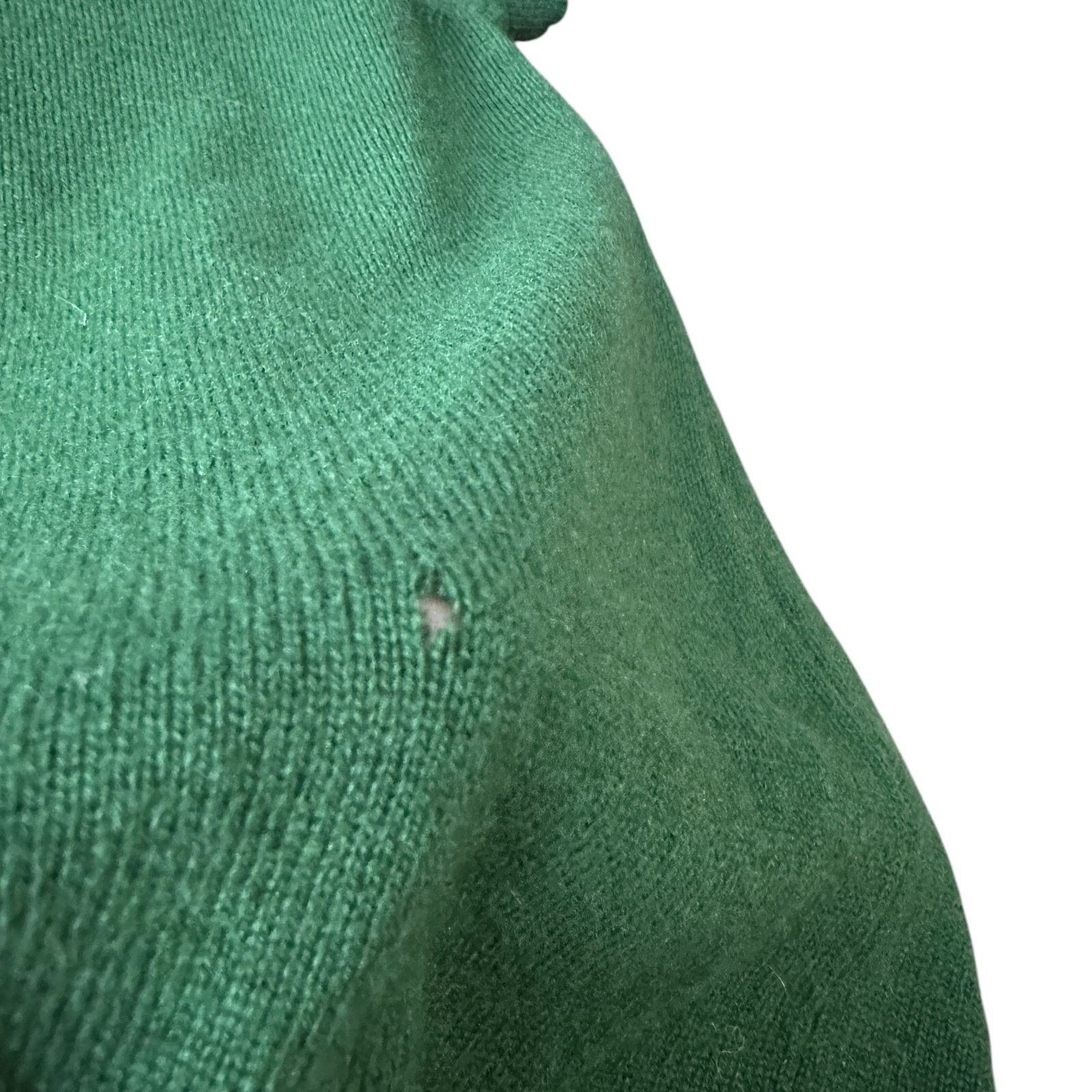 Hermes Hermes Paris Short Sleeve Cashmere Sweater Women’s 36 Green Size XS / US 0-2 / IT 36-38 - 13 Thumbnail
