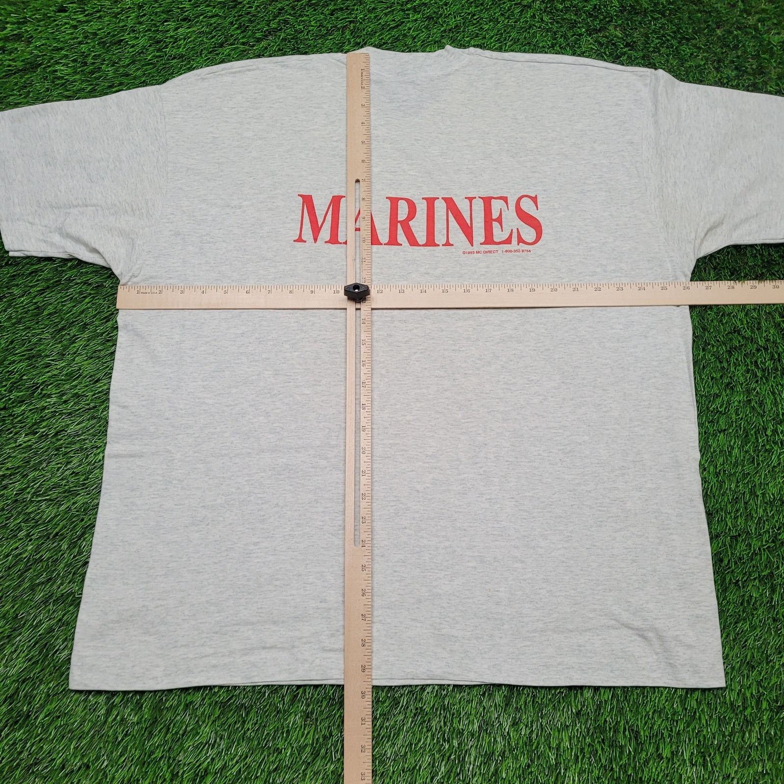 Fruit Of The Loom Vintage 1993 USMC Marines Retired T-Shirt Mens XXL USA Made Size US XXL / EU 58 / 5 - 8 Thumbnail