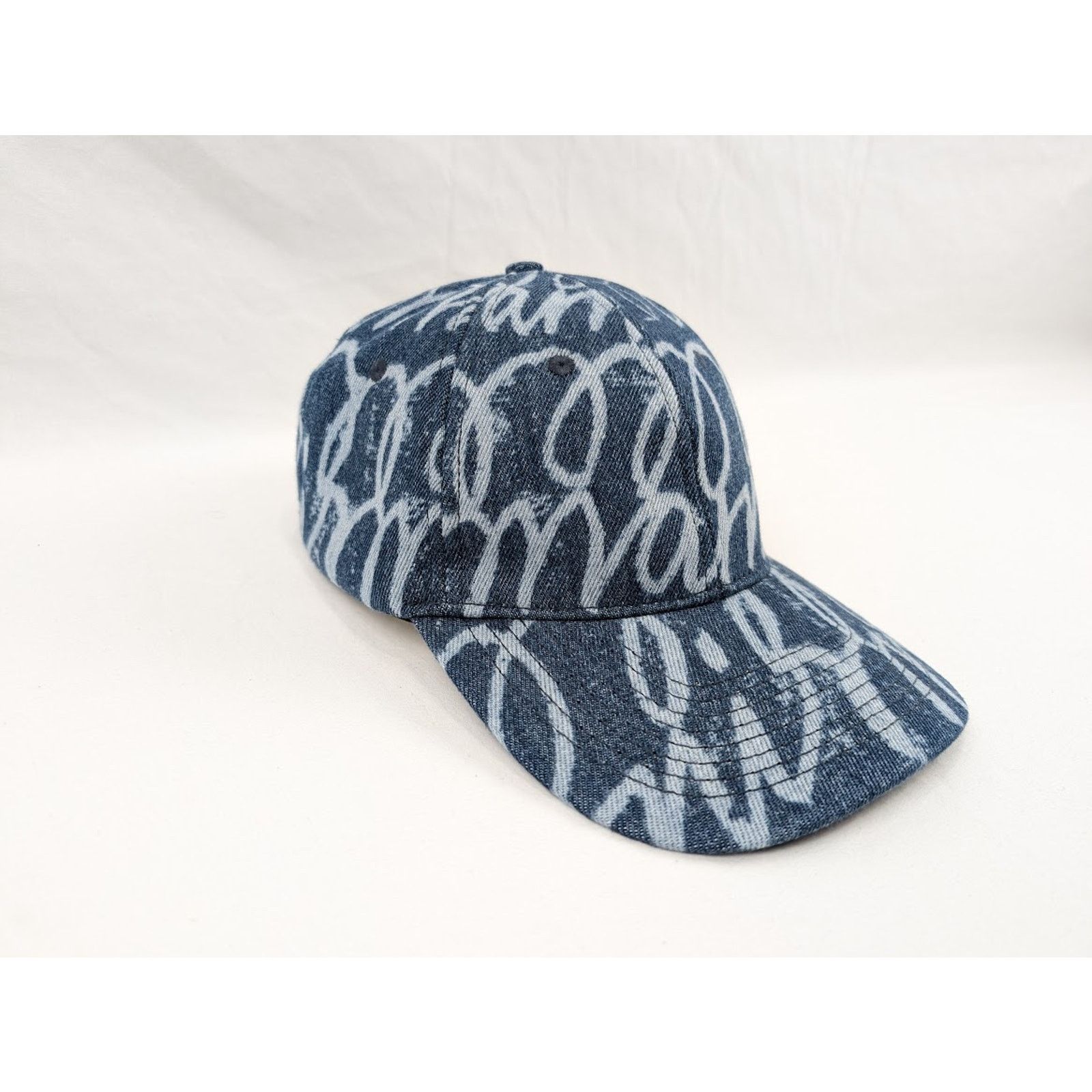 Marni o1rshd1 Size: L / Bleached Lasered Light Denim Cap / Hat Size ONE SIZE - 4 Thumbnail