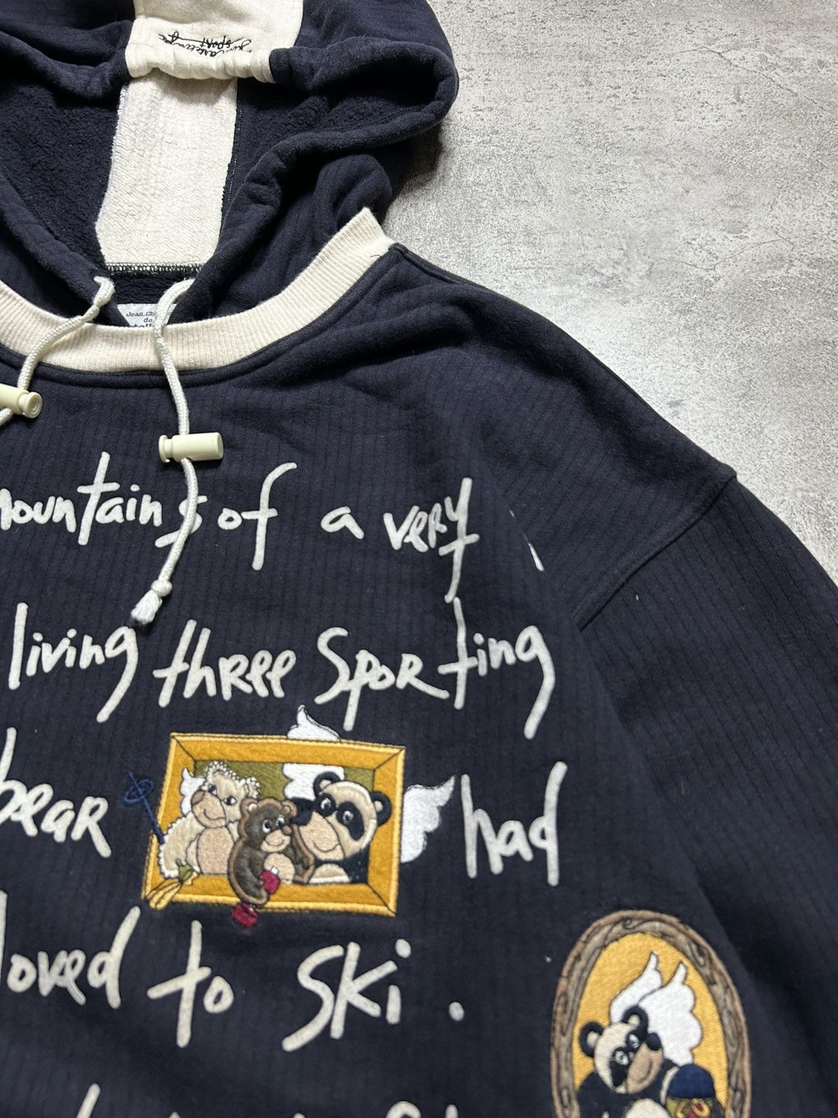Jean Charles De Castelbajac Jean Charles De Castelbajac Sport Bear Embroidery Hoodie Size US XL / EU 56 / 4 - 2 Thumbnail
