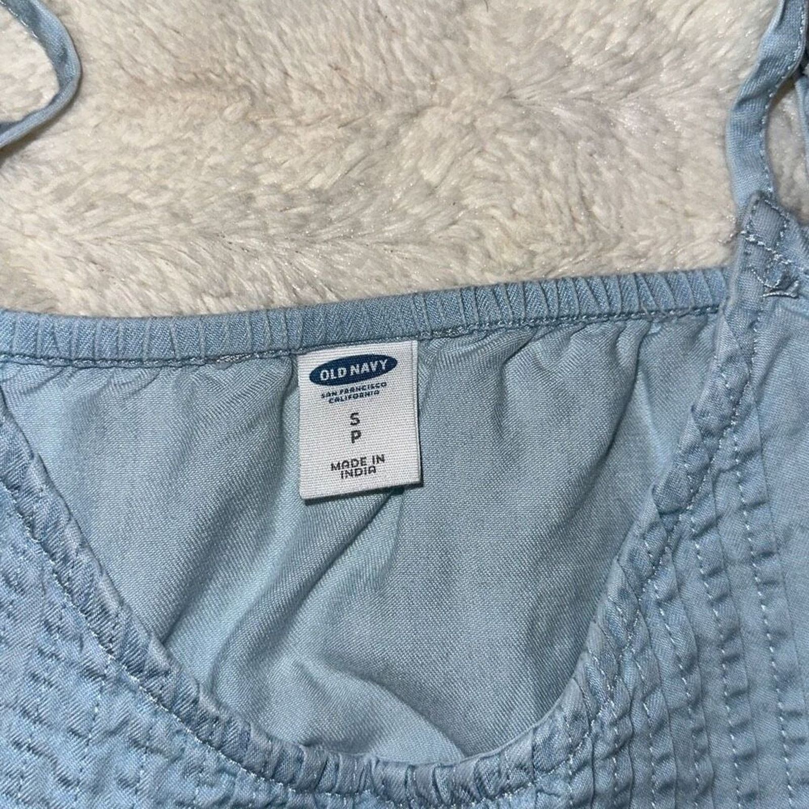 Old Navy Old Navy Light Blue Swing Tank Top | Sz S Size S / US 4 / IT 40 - 4 Thumbnail