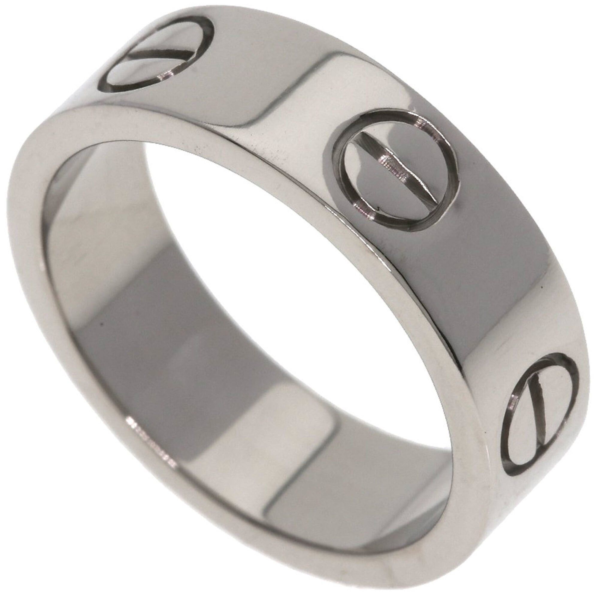Cartier Cartier Love Ring #50, 18K White Gold, Women's Ring, CARTIER Size ONE SIZE - 1 Thumbnail