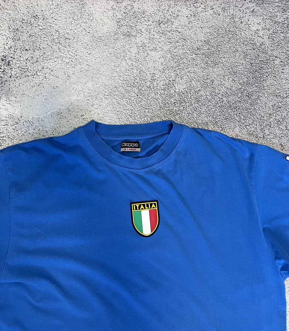 Kappa Kappa Italy Men’s T- Shirt Vintage Jersey Soccer 100% Cotton Size US XL / EU 56 / 4 - 2 Thumbnail