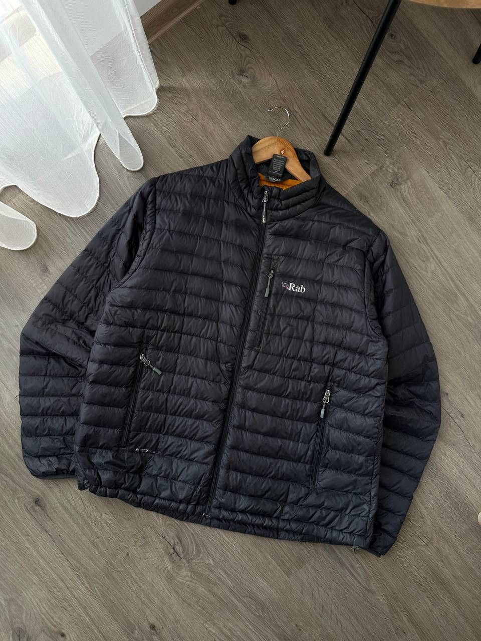 Rab × Vintage Vintage Rab Outdoor Gray Micro Down Men Jacket Size US L / EU 52-54 / 3 - 4 Thumbnail
