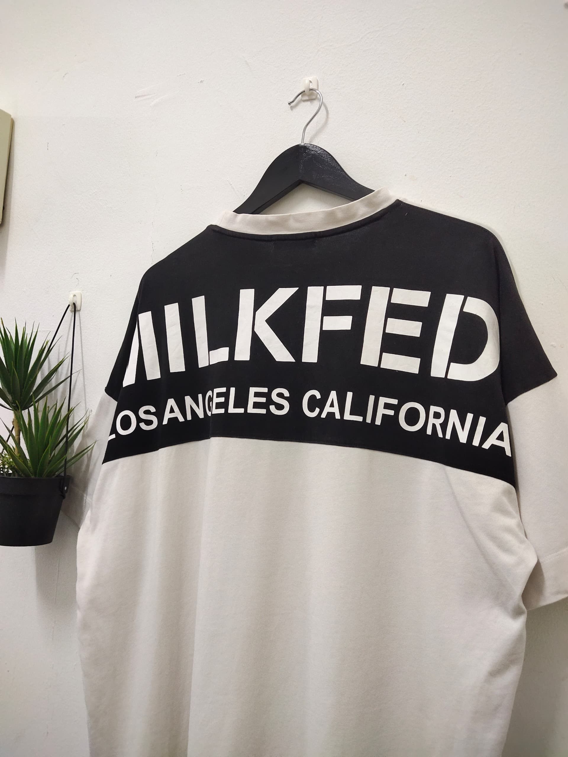 Designer × Japanese Brand MILKFED spell out logo Oversize t shirt streetwear Size US XL / EU 56 / 4 - 3 Thumbnail