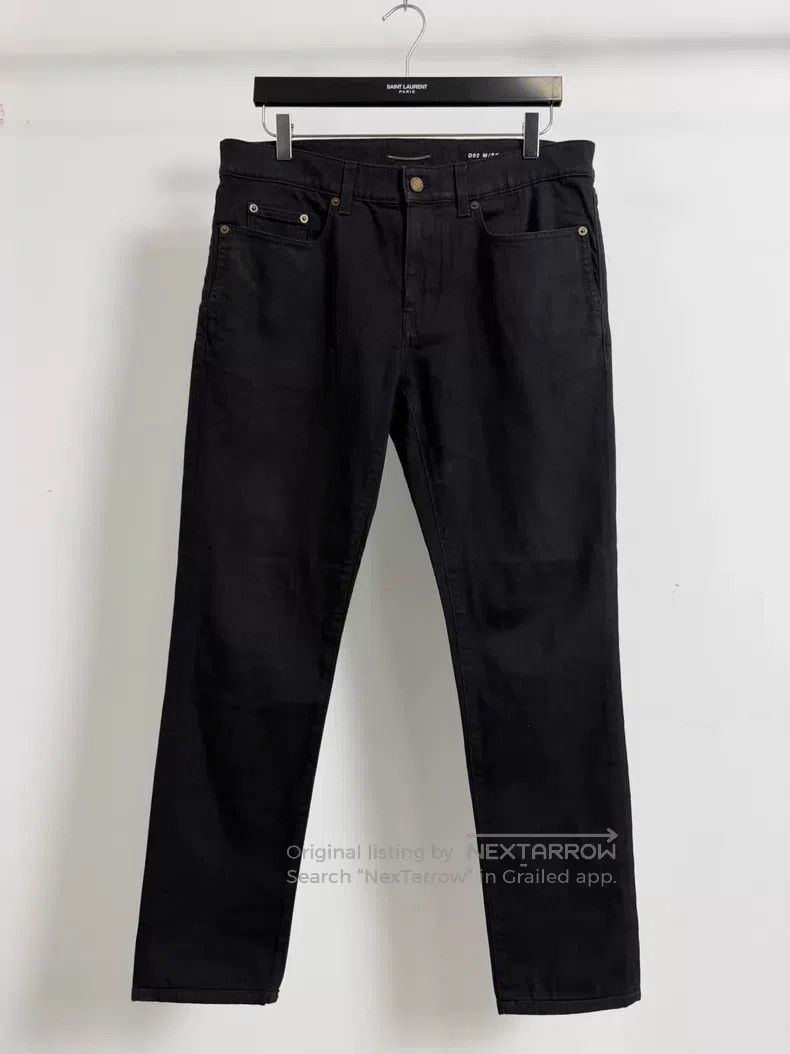 Saint Laurent Paris Saint Laurent Paris Black Basic Denim Jeans i Size US 32 / EU 48 - 1 Thumbnail