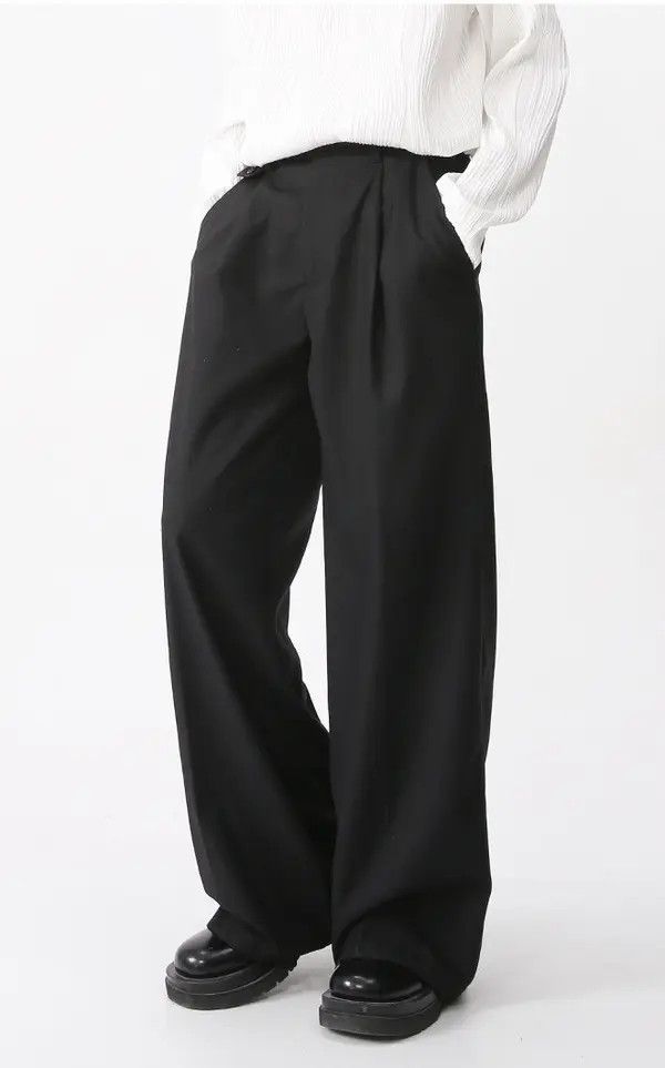 Japanese Brand Kokubu x Aoki Casual loose straight retro suit trousers Size US 32 / EU 48 - 6 Thumbnail