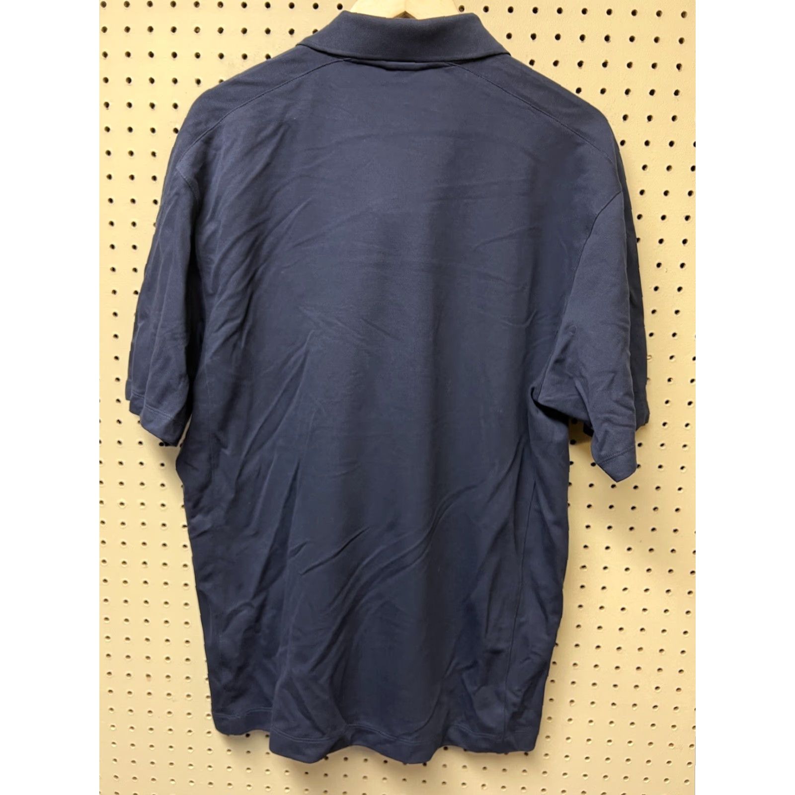 Nike Nike Dri-Fit Polo Golf Shirt Embroidered Navy Blue Short Sleeve L for Men Size US L / EU 52-54 / 3 - 2 Thumbnail