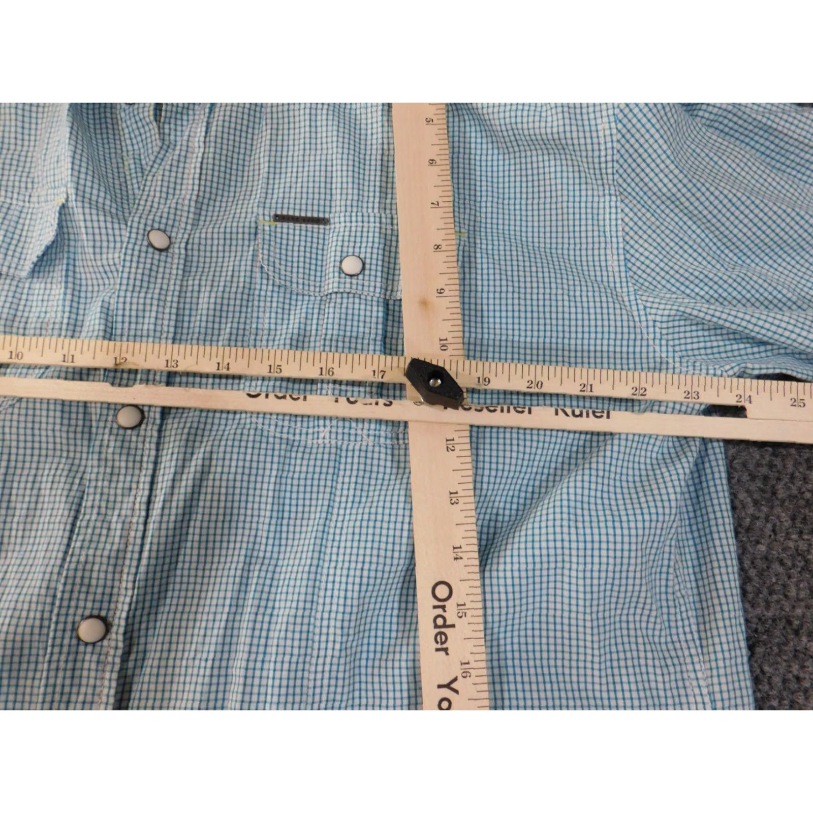 Marcs Marc Ecko Shirt 2XL Blue Button-Up Shirt Mens Casual Hip Hop Western 2XL Blue Button-Down Collar Knit Cotton Long Sleeve Pockets Vintage: No Size US XXL / EU 58 / 5 - 7 Thumbnail