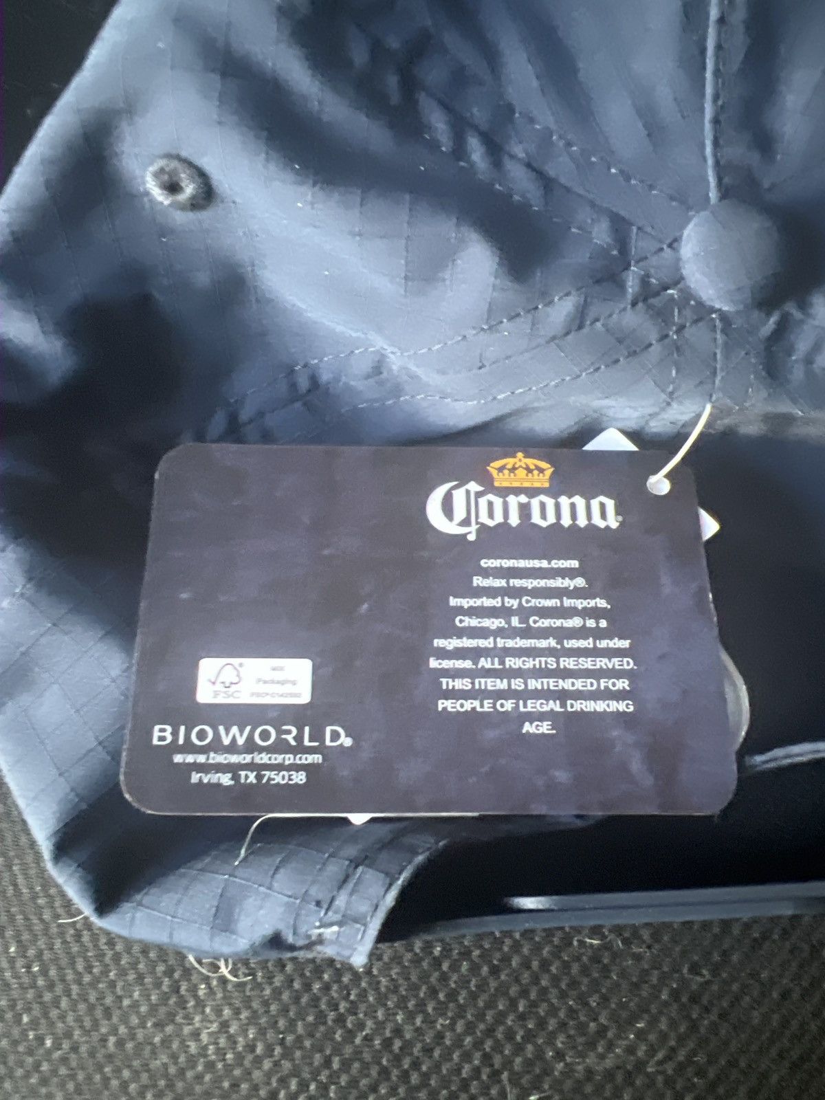 Hypebeast Bioworld Corona Adjustable Snapback Size ONE SIZE - 3 Thumbnail
