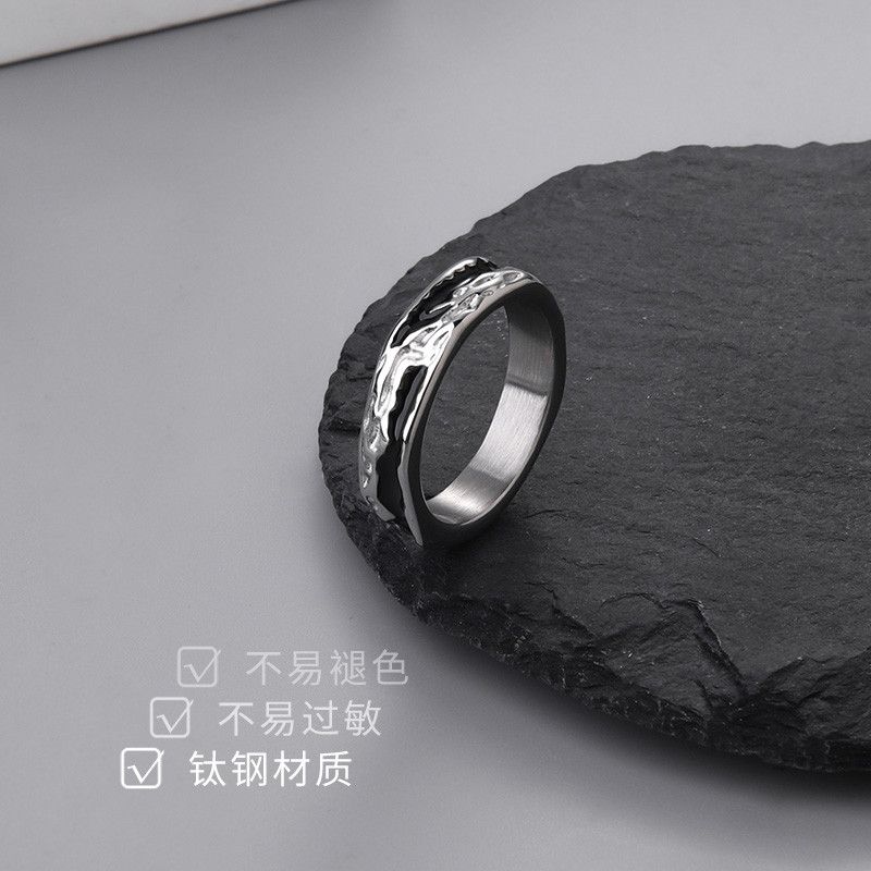 Jewelry Modern Jewelry Rings Open Size Chrome Ring (Size 7-13) Size ONE SIZE - 2 Thumbnail