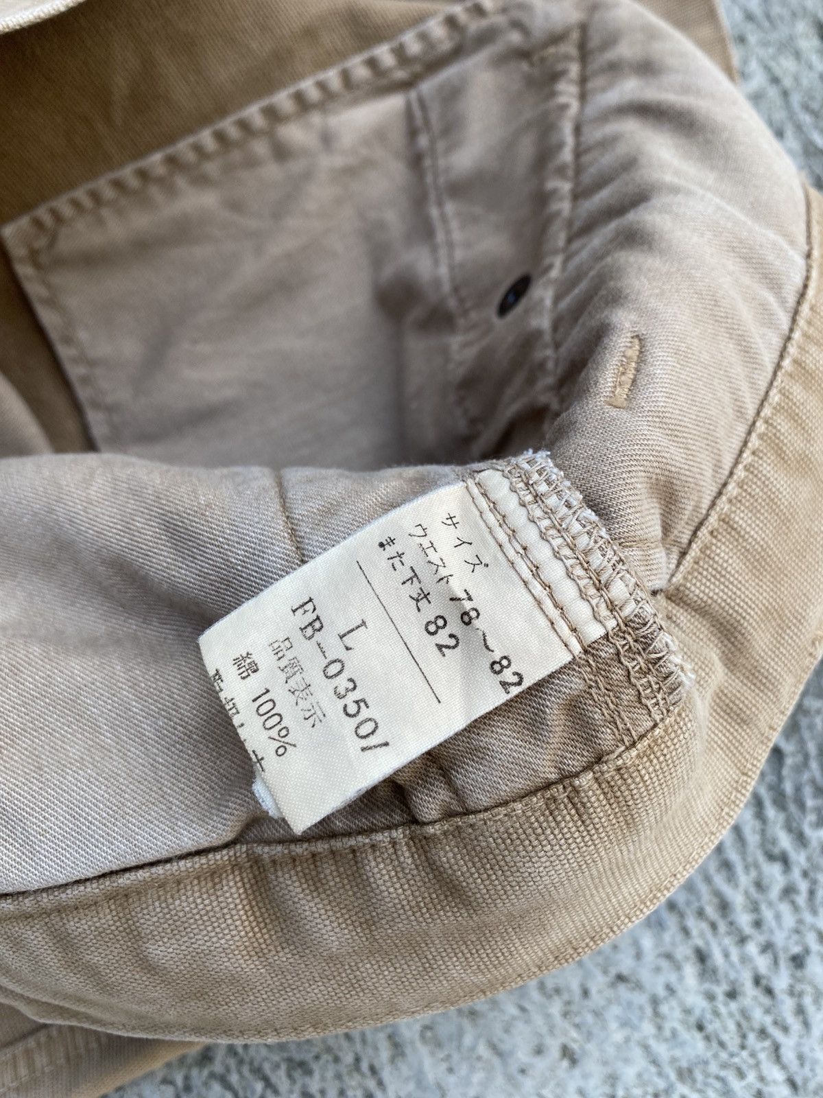 Japanese Brand Bartack Work Clothing Dept, Work Pants Size US 34 / EU 50 - 12 Thumbnail