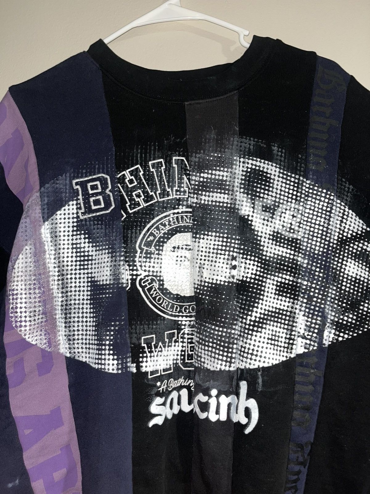 Bape Upcycle Crewneck Size US XL / EU 56 / 4 - 2 Thumbnail